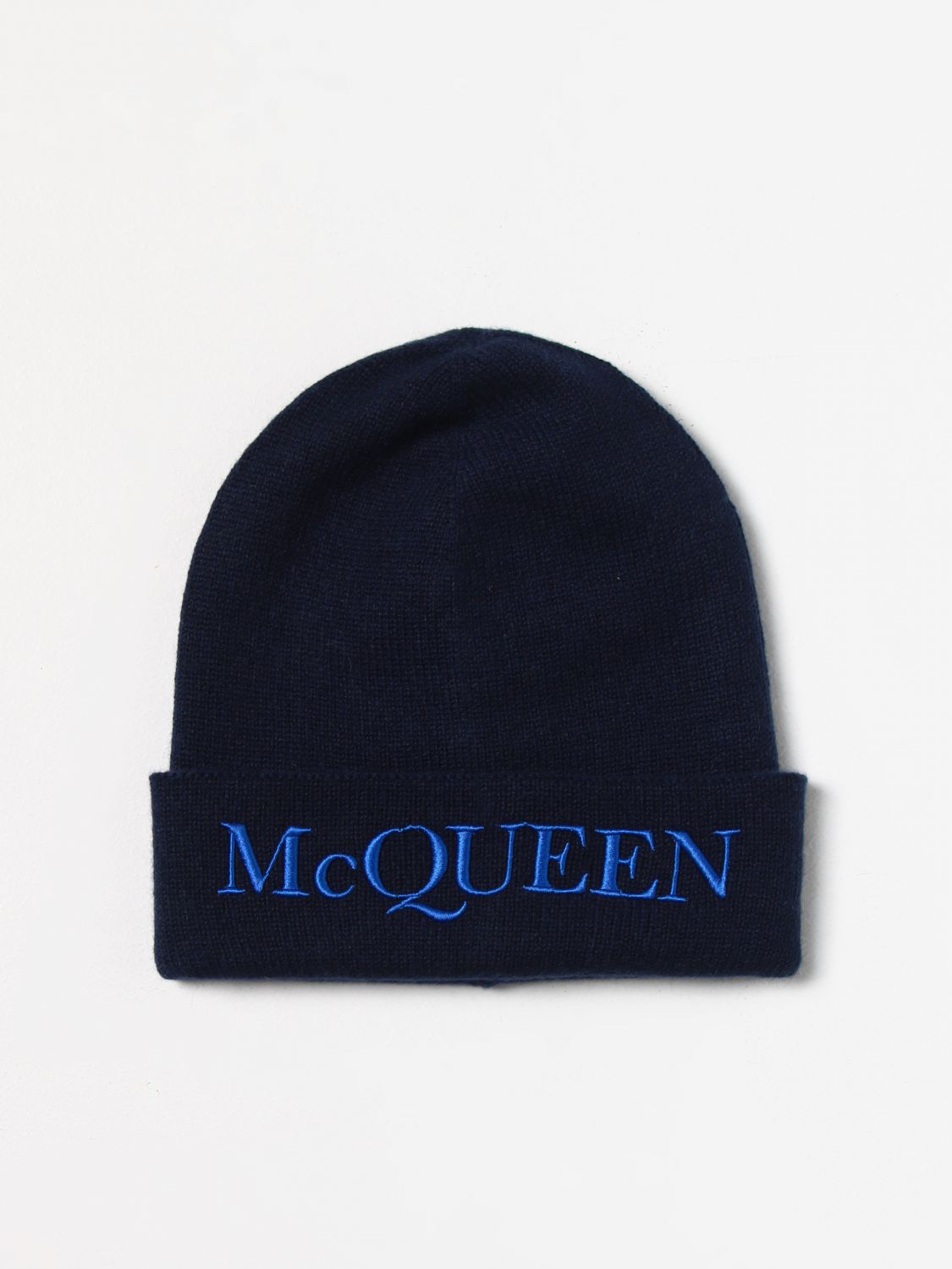 Hat ALEXANDER MCQUEEN Men colour Blue