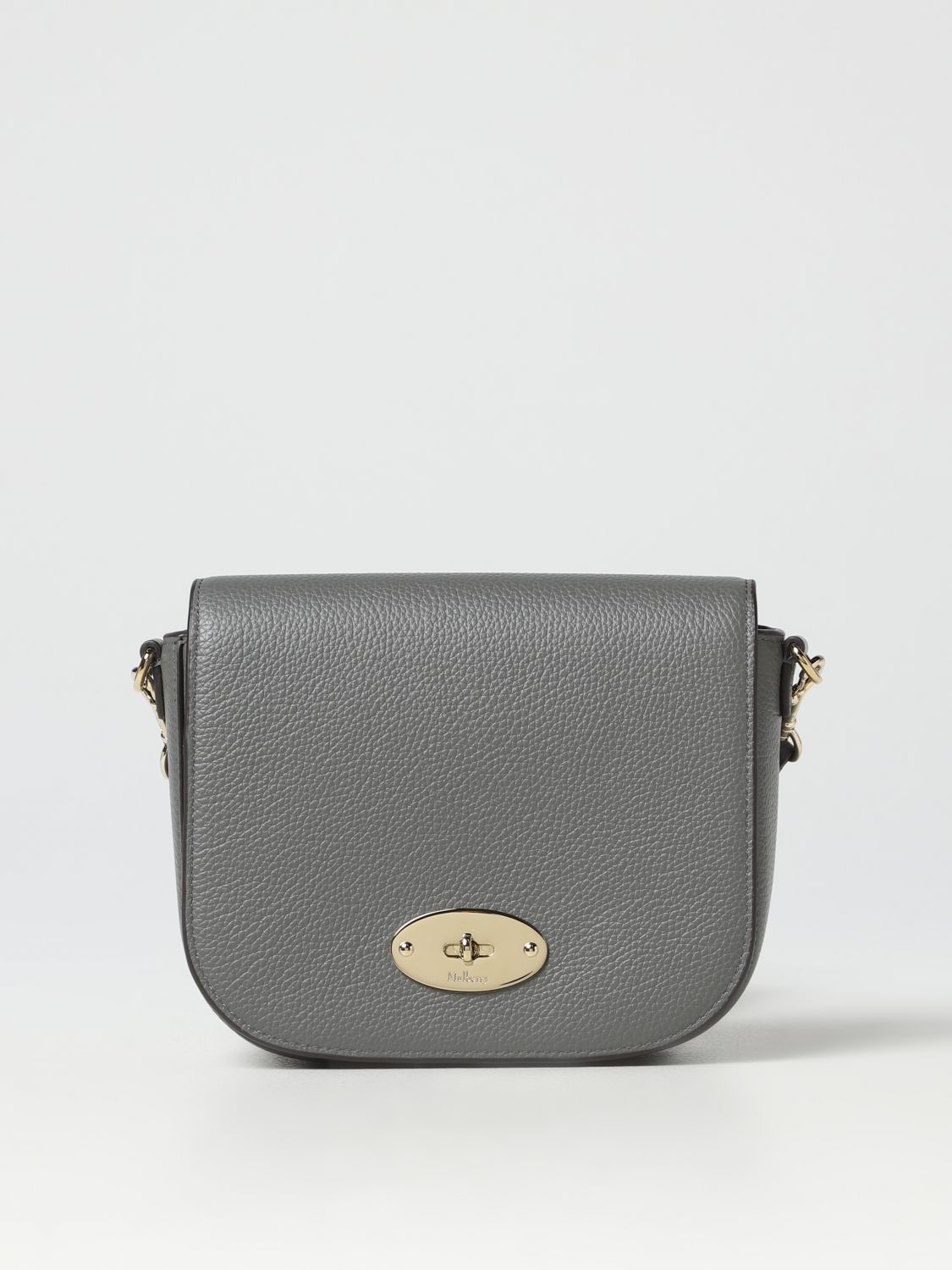 Mulberry Small Darley Satchel Bag Os Grey Leather