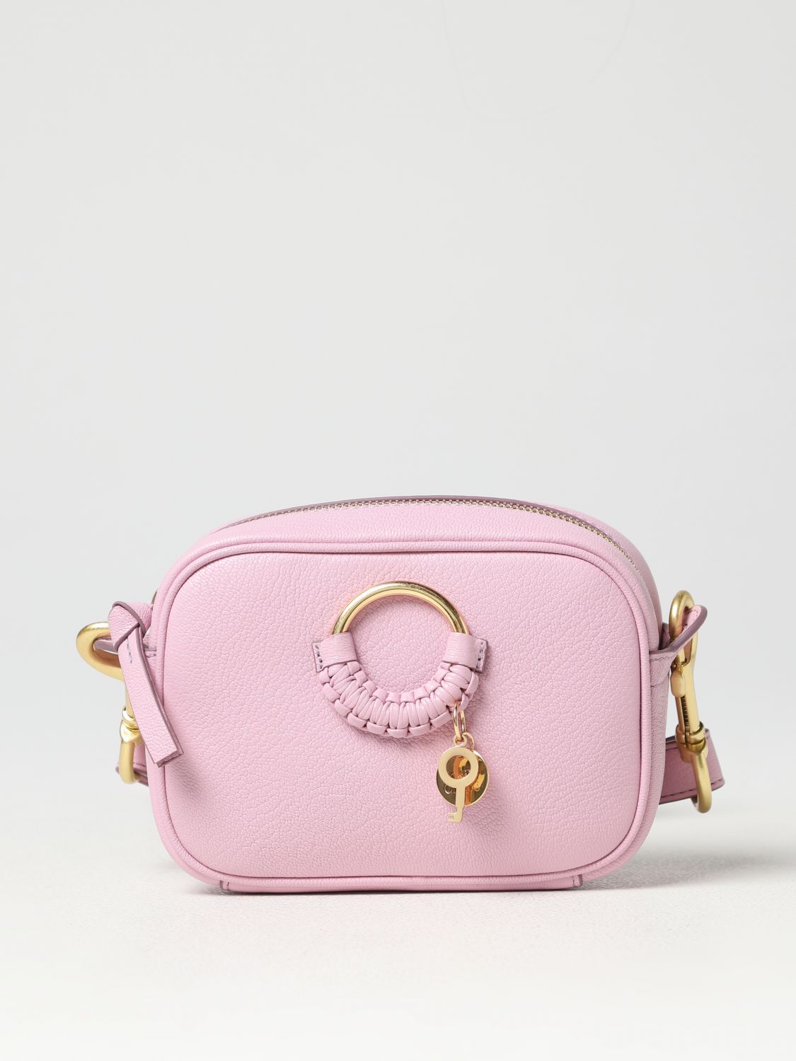 See By Chloé Hana Bag In Grained Leather In Pink