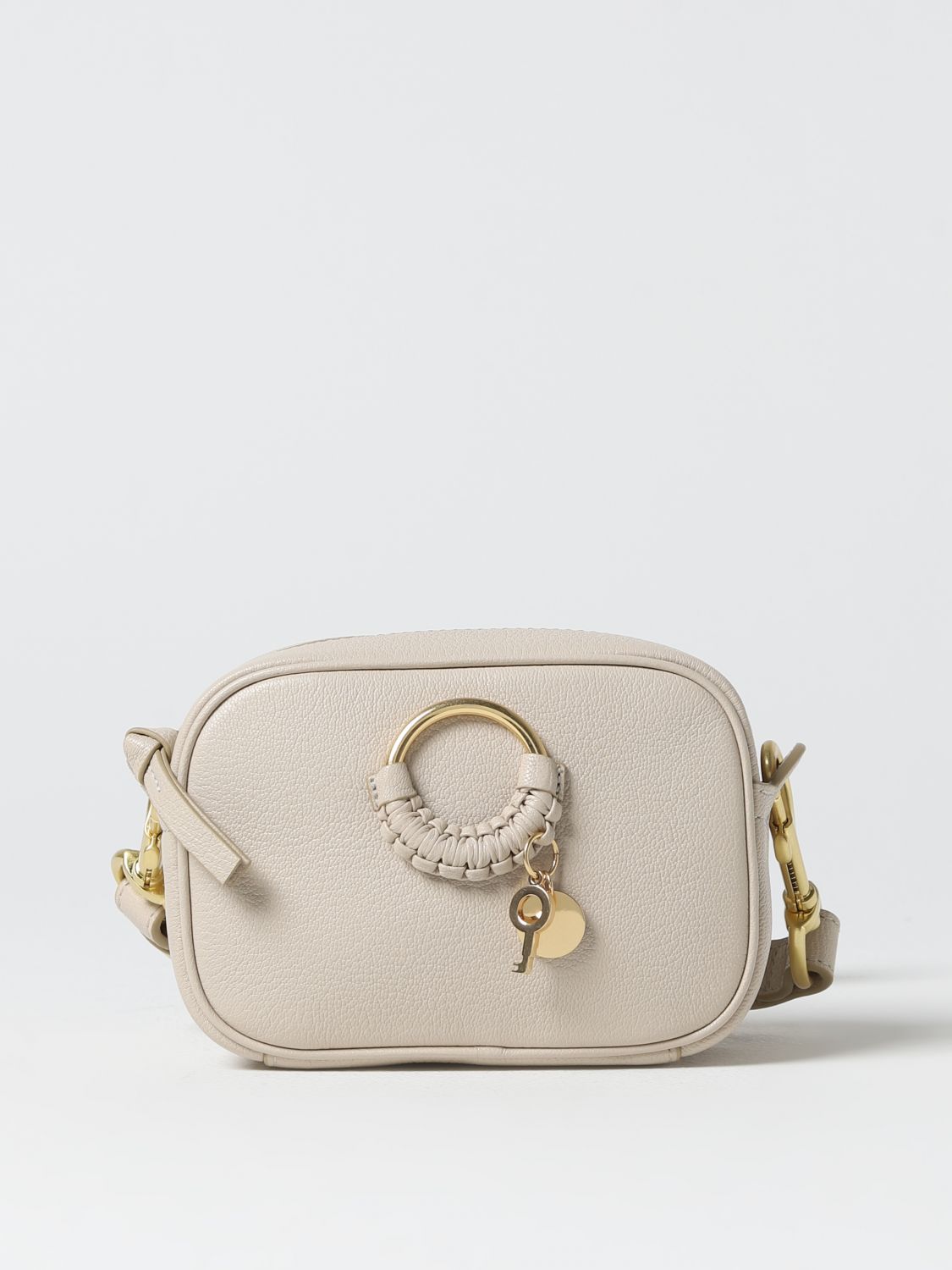See By Chloé Hana Bag In Grained Leather In Beige