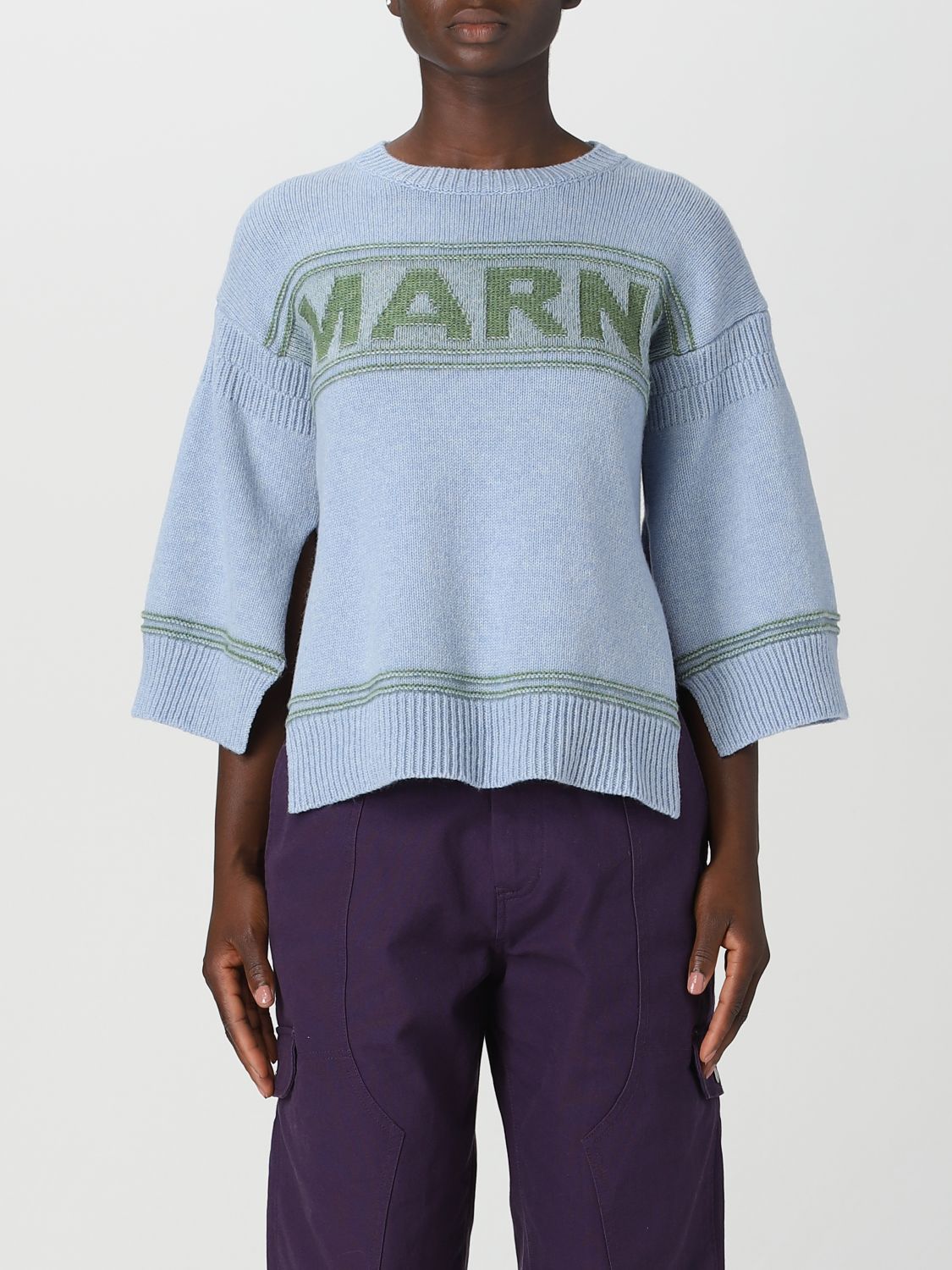 Marni Pullover  Damen Farbe Hellblau In Gnawed Blue