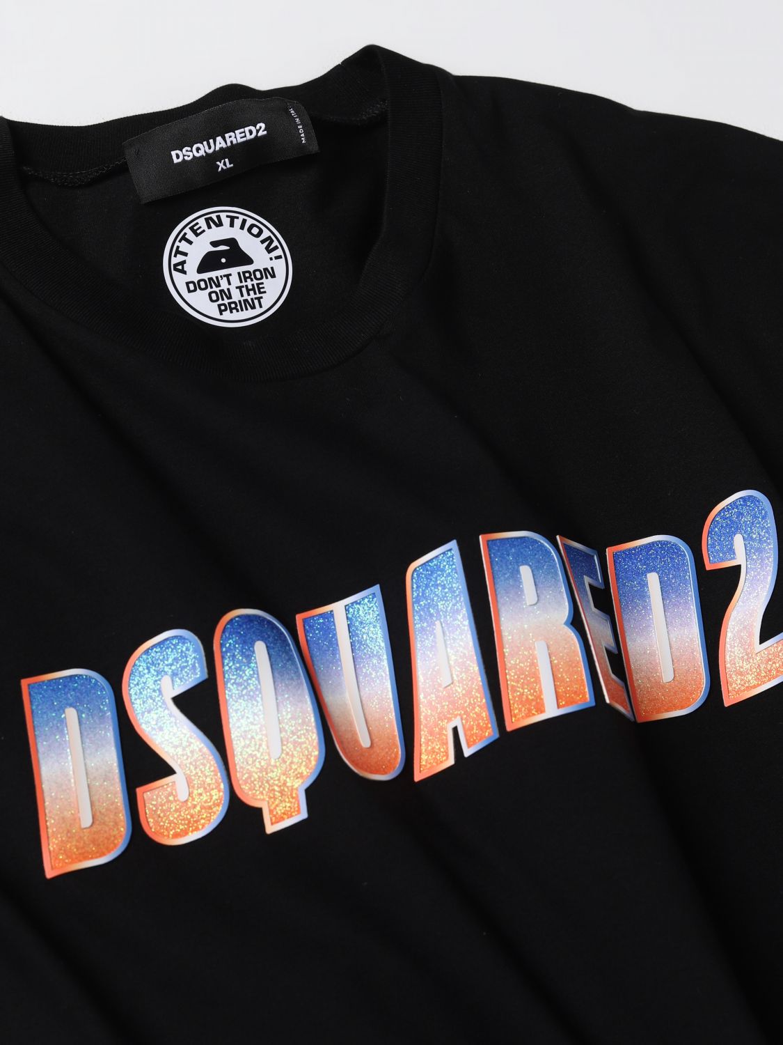 DSQUARED2: cotton t-shirt - White  Dsquared2 t-shirt S74GD1156S23009  online at