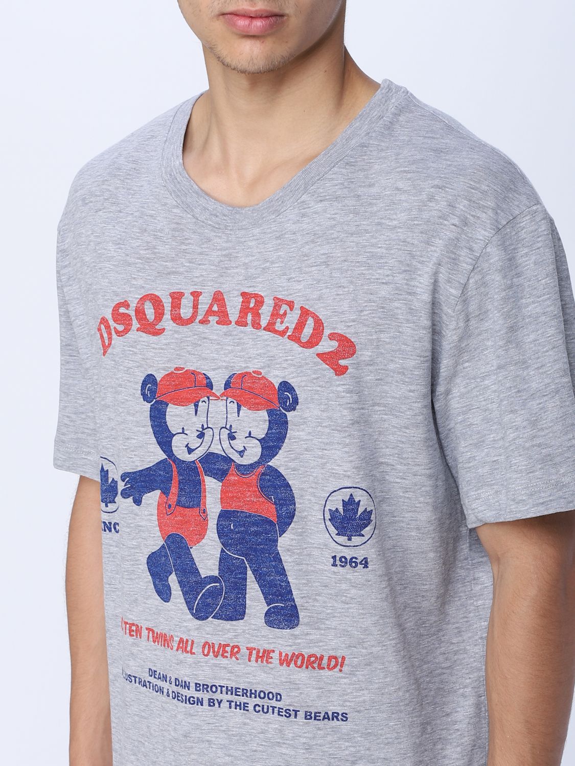 Tシャツ メンズ - グレー | GIGLIO.COMオンラインのDsquared2 T