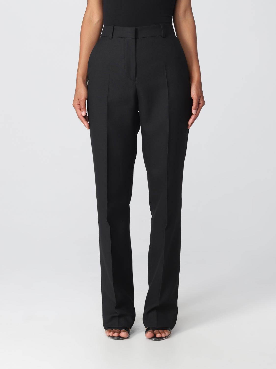 Jeans in cotone elasticizzato nero bootcut in Nero