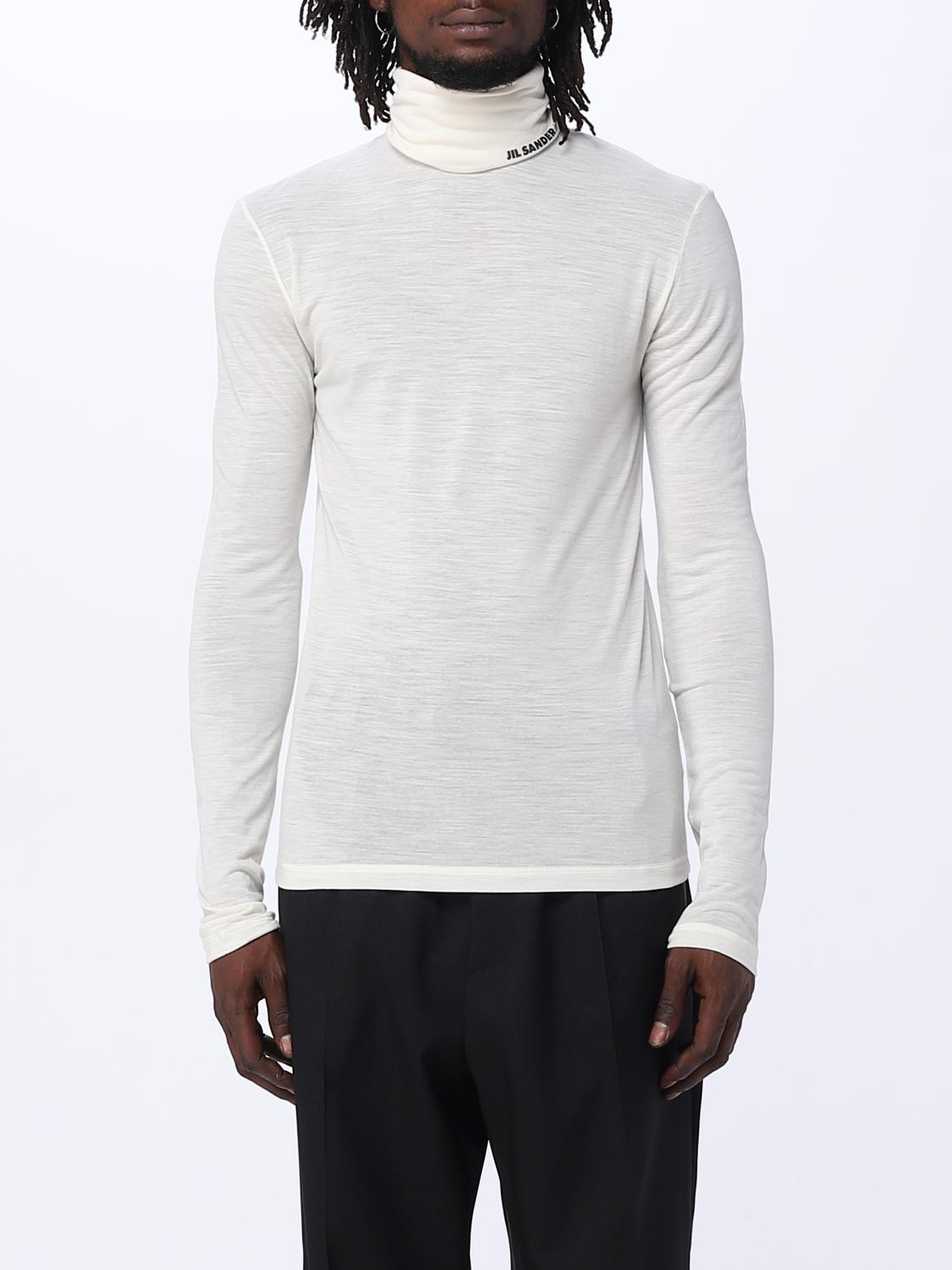 Jil Sander JIL SANDER Sweater Men color White　JIL SANDER セーター メンズ カラー ホワイト