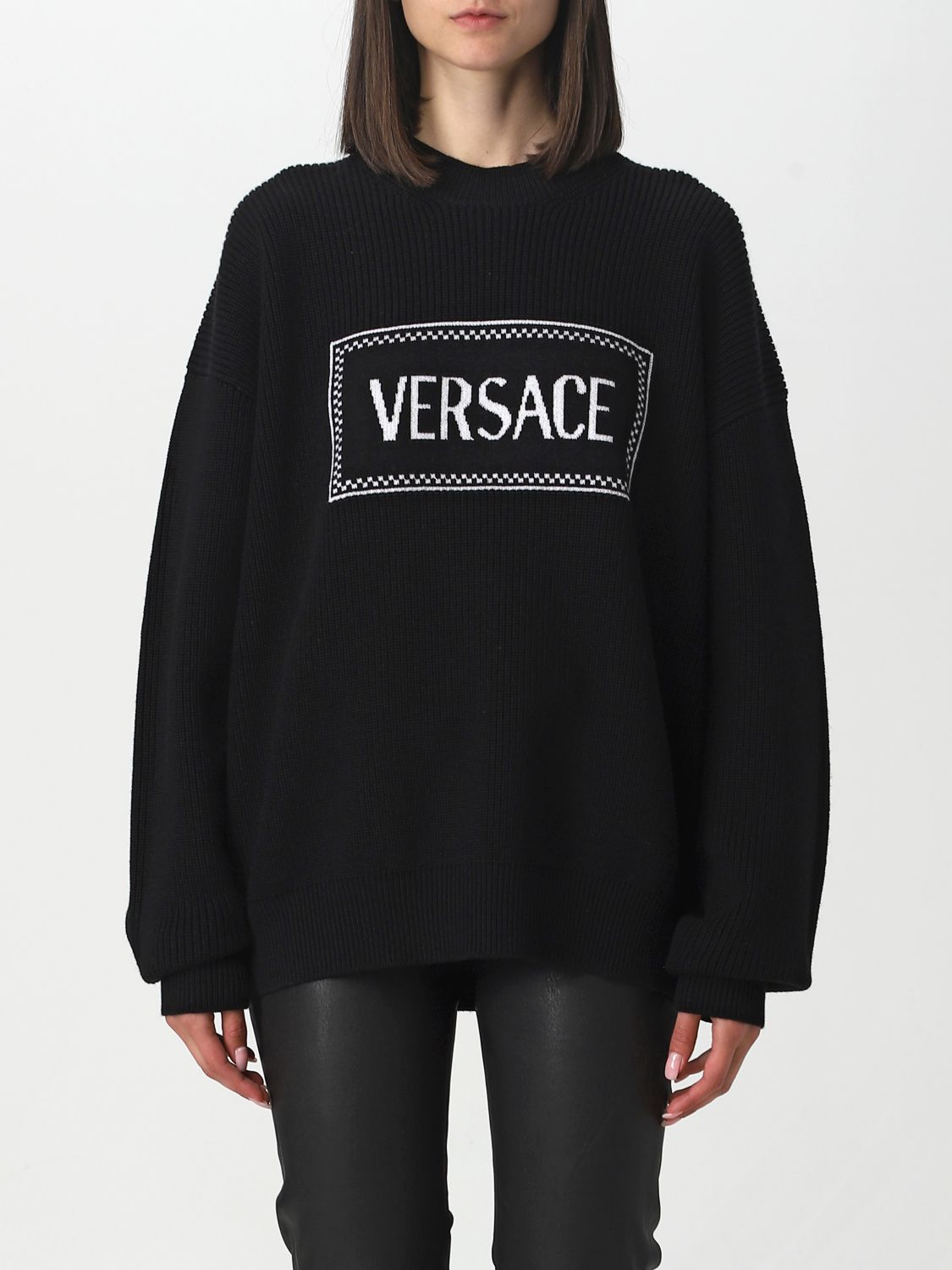 Versace Pullover  Damen Farbe Schwarz In Black