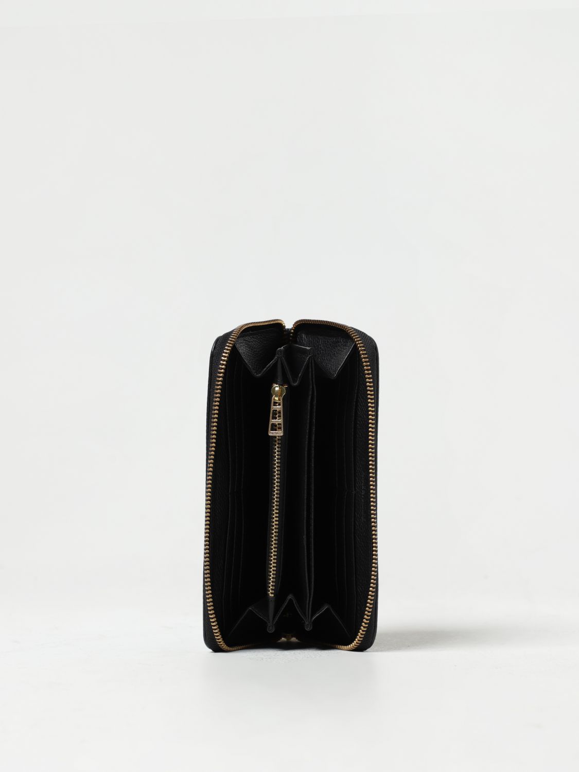 Zadig & Voltaire Womens Noir Matelasse Leather Wallet 1 Size