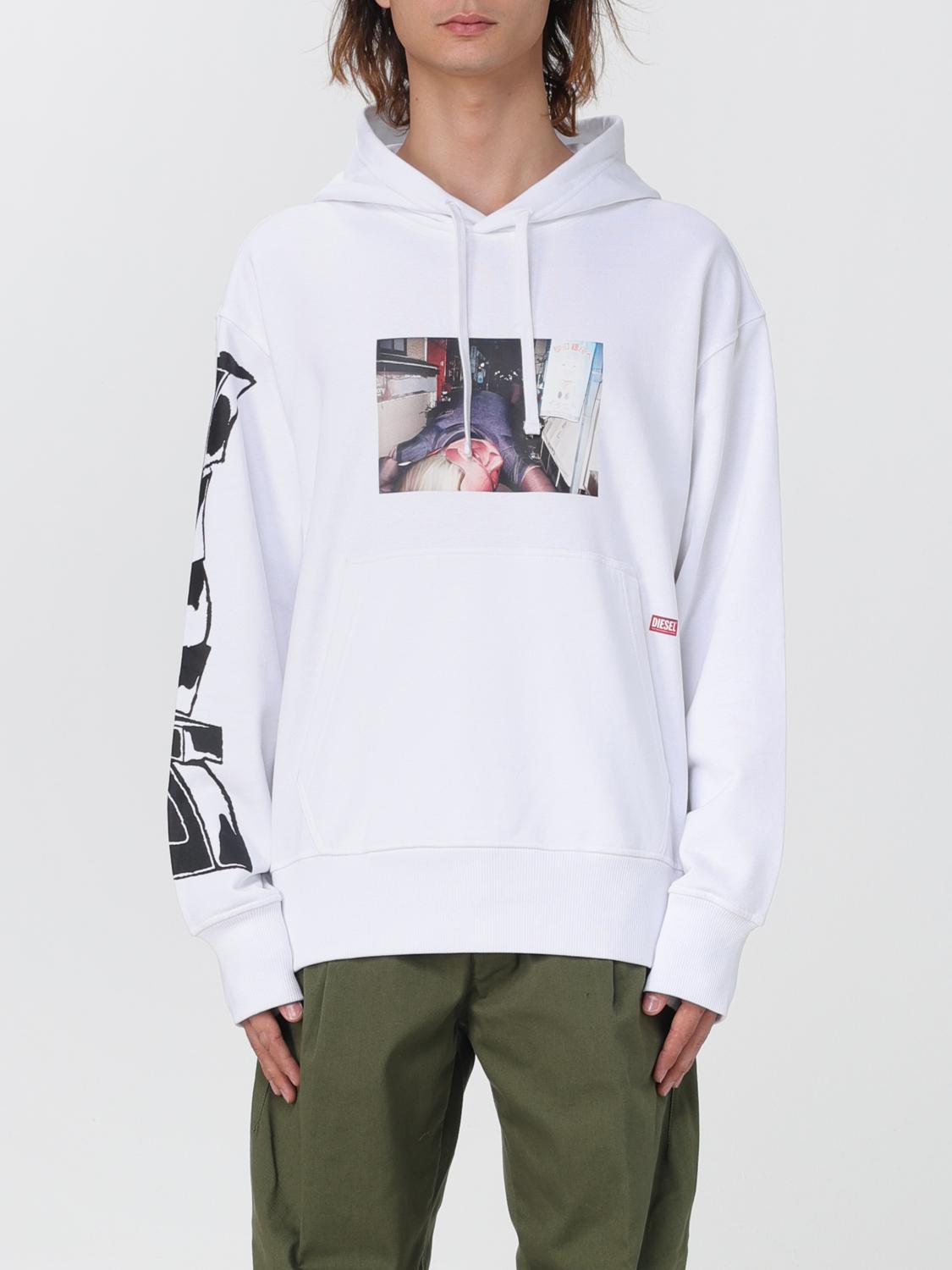 Diesel discount white sweatshirt