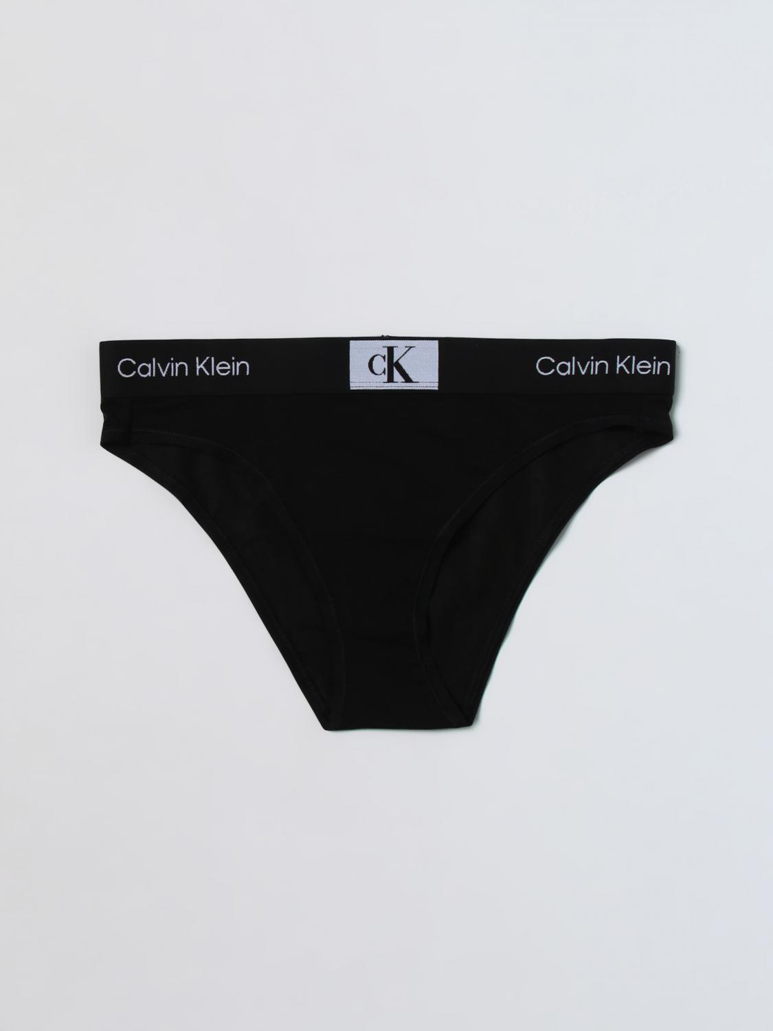 Calvin Klein Underwear Slip Ck Underwear In Cotone Stretch Nero Intimo Calvin Klein 5487