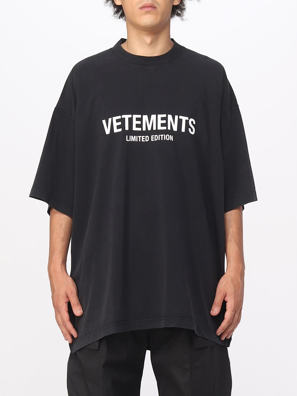 VETEMENTS T恤 VETEMENTS 男士 颜色 黑色,E49366002