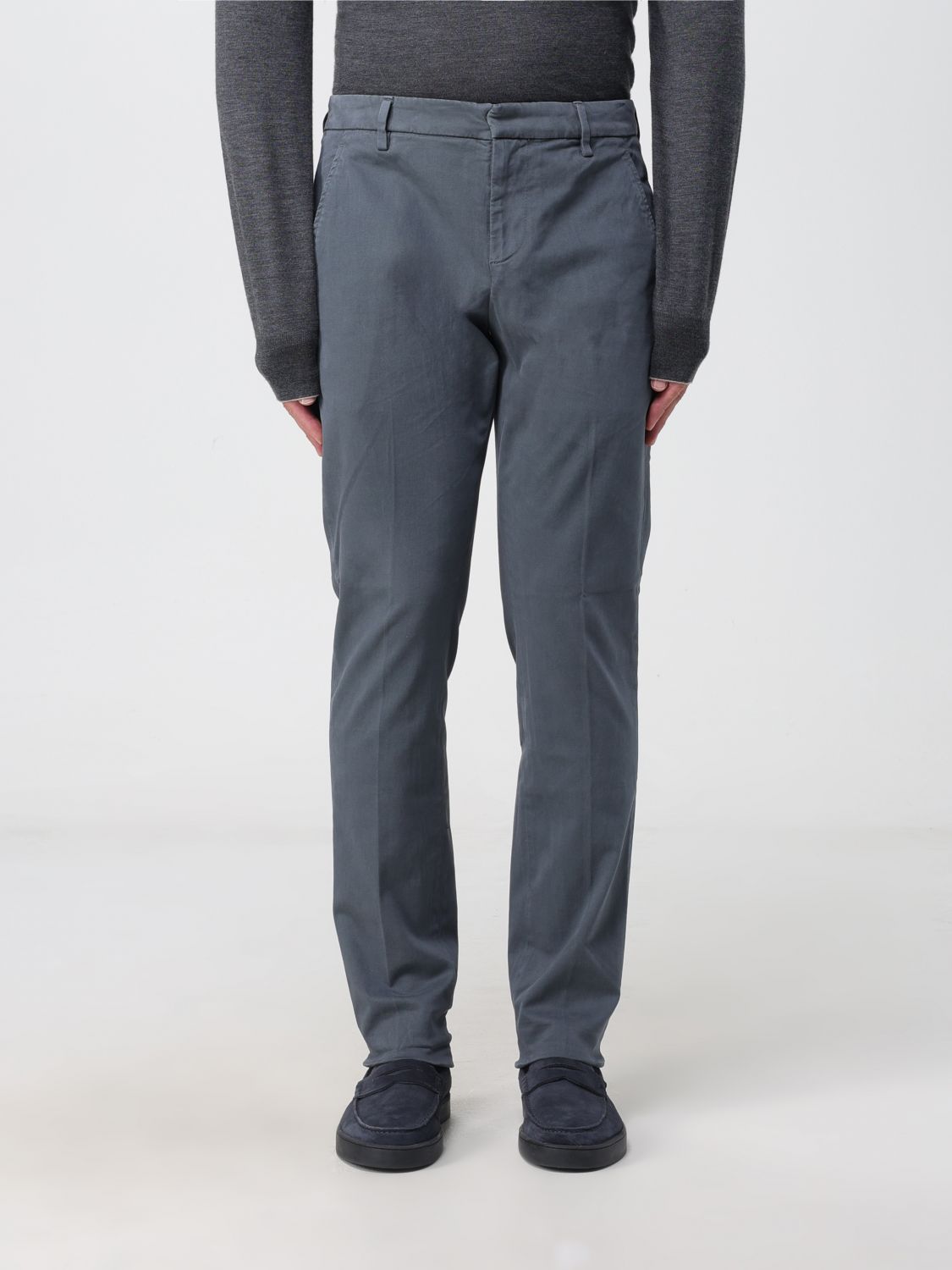 Dondup Trousers  Men In Grey