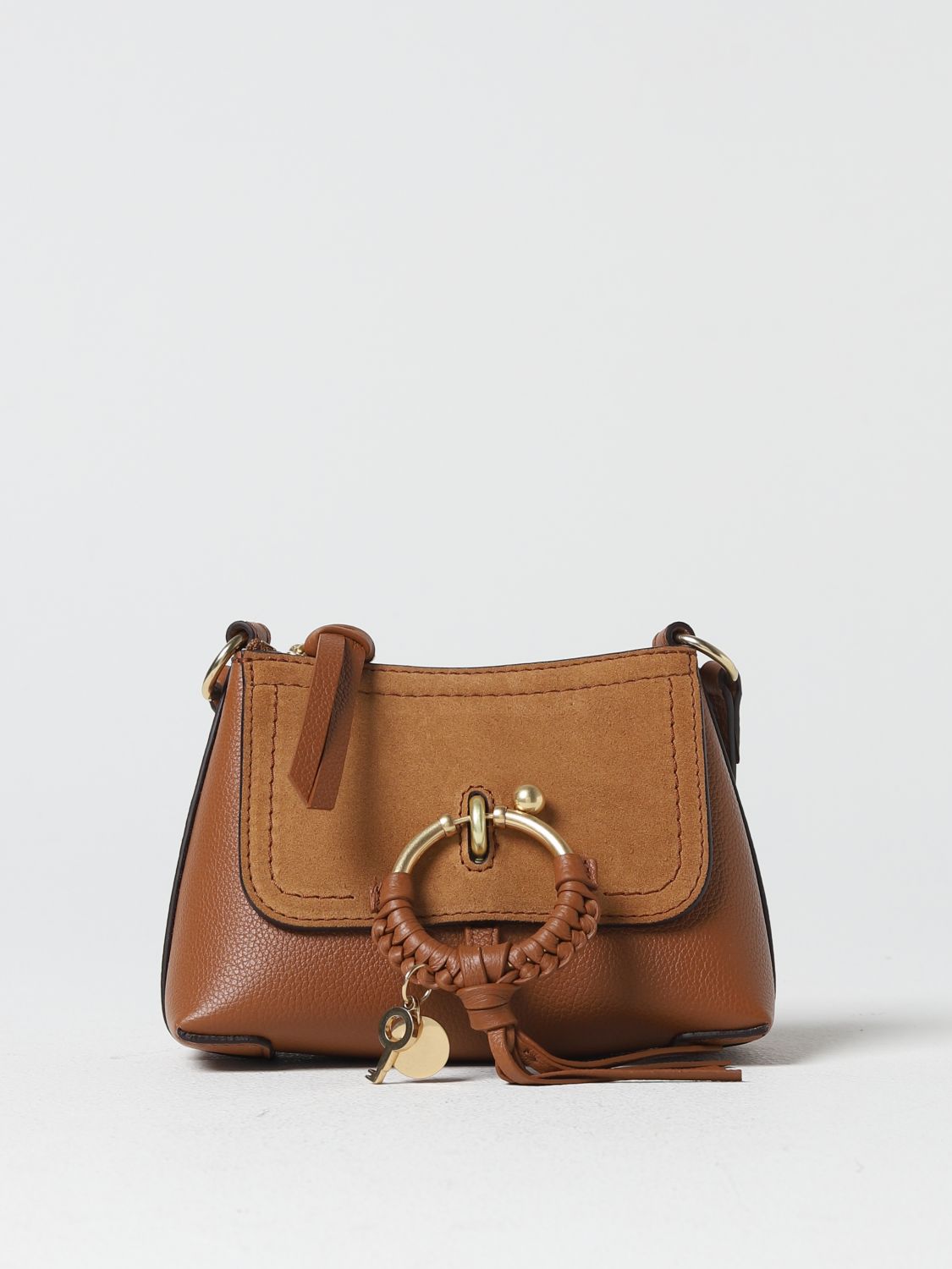 See By Chloé Joan Bag In Grained Leather In Brown