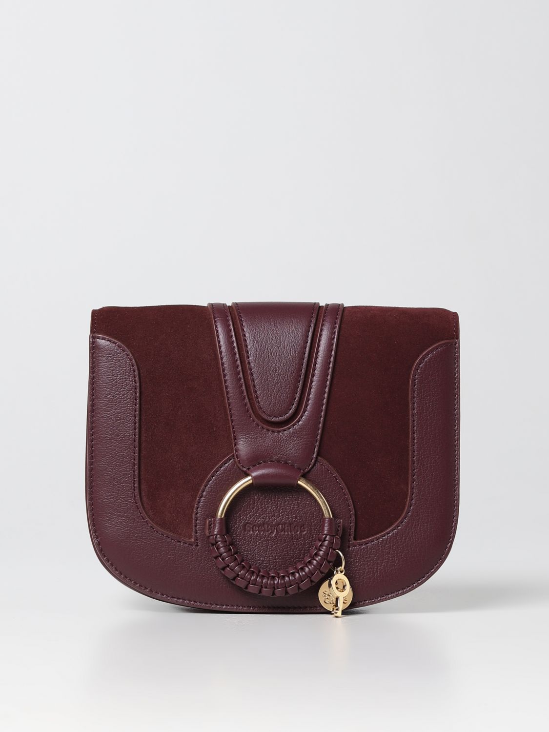 SEE BY CHLOÉ, Burgundy Women's Cross-body Bags