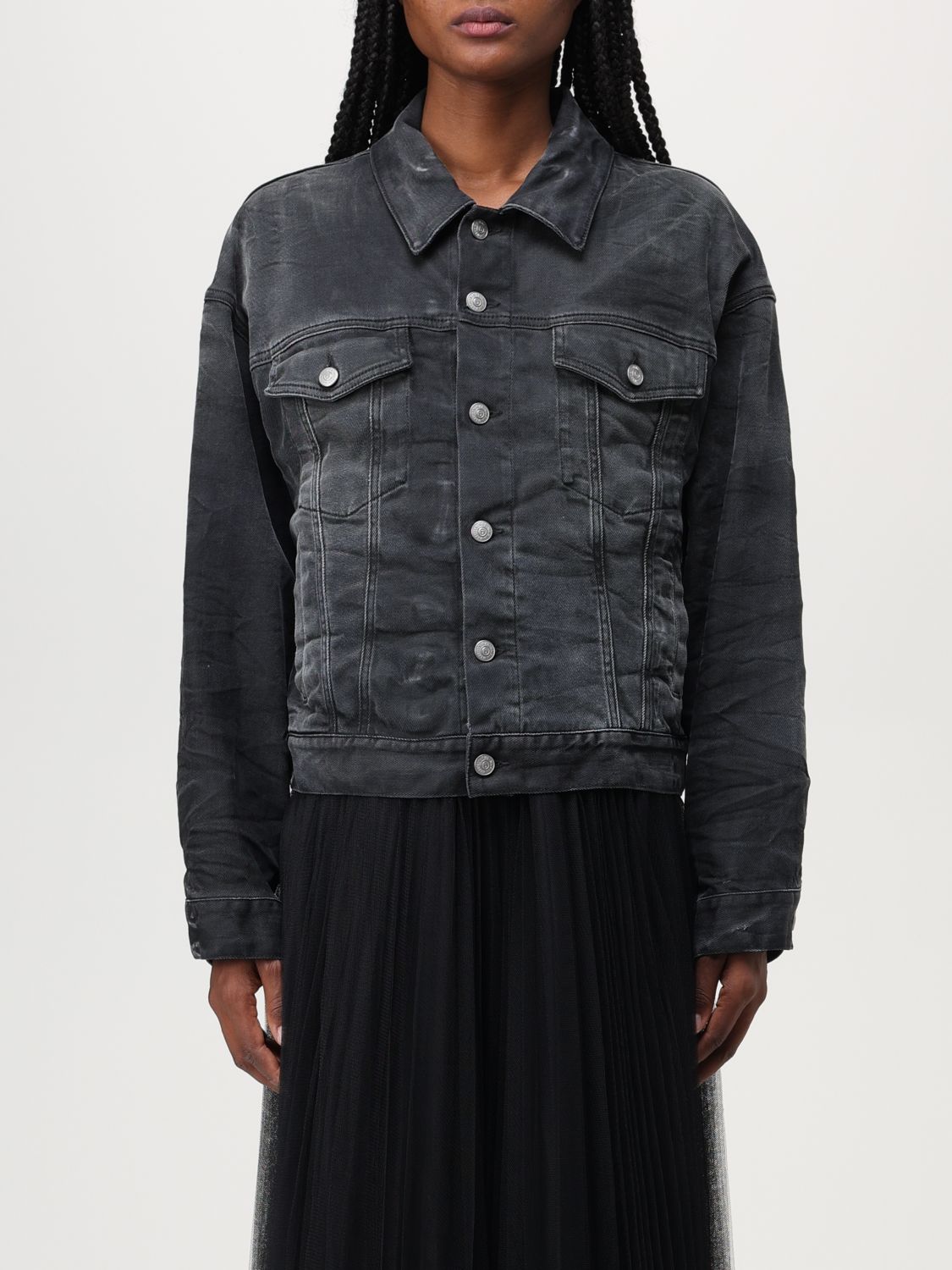 Mm6 Maison Margiela Jacket  Woman In Black