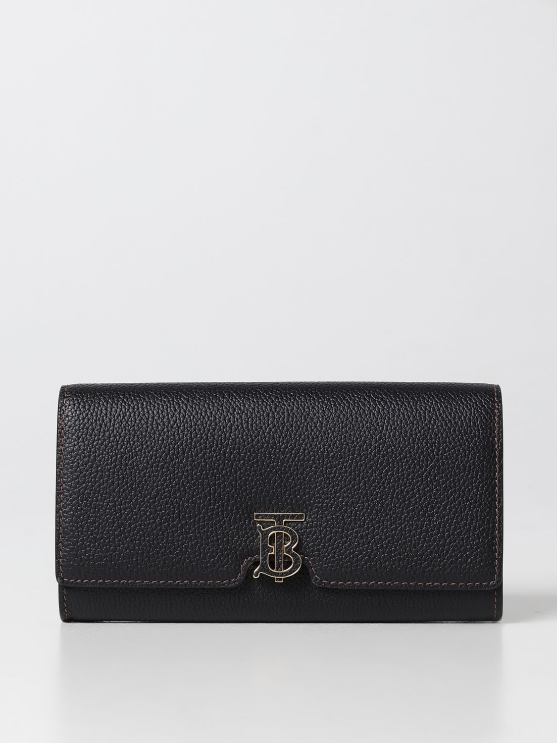 Burberry wallet in black grained leather, Burberry West Nylon Waist Bag  Black