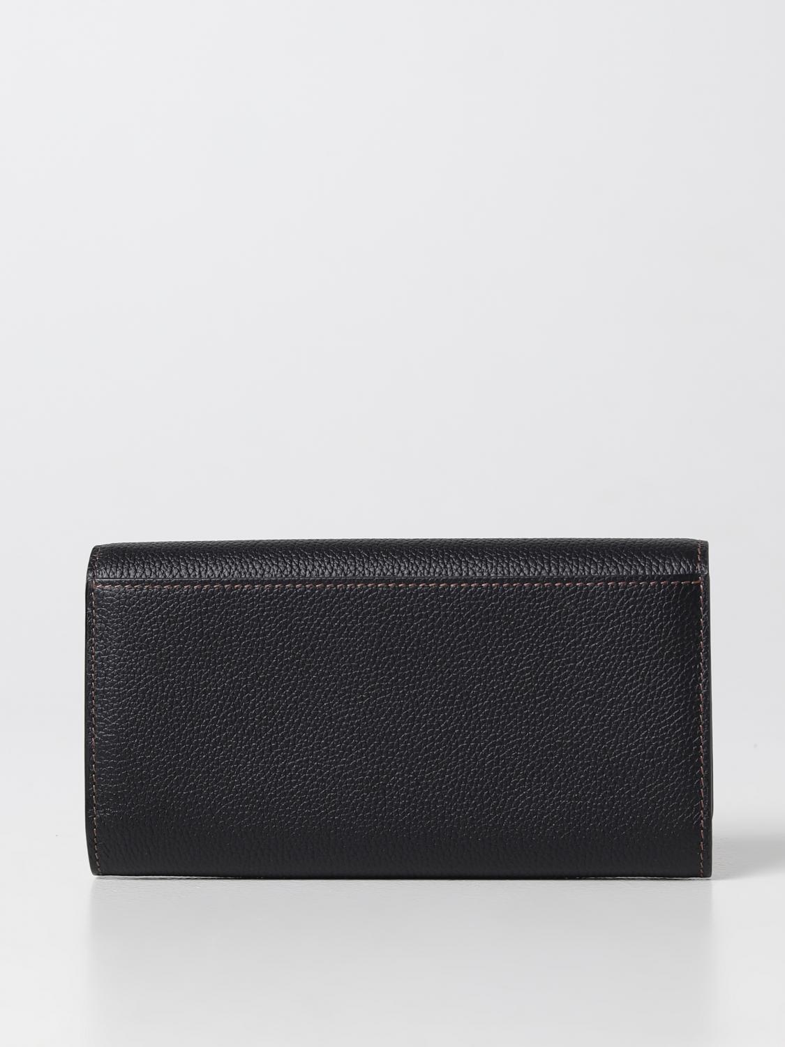 Burberry Leather Compact Wallet - Black Wallets, Accessories - BUR383828