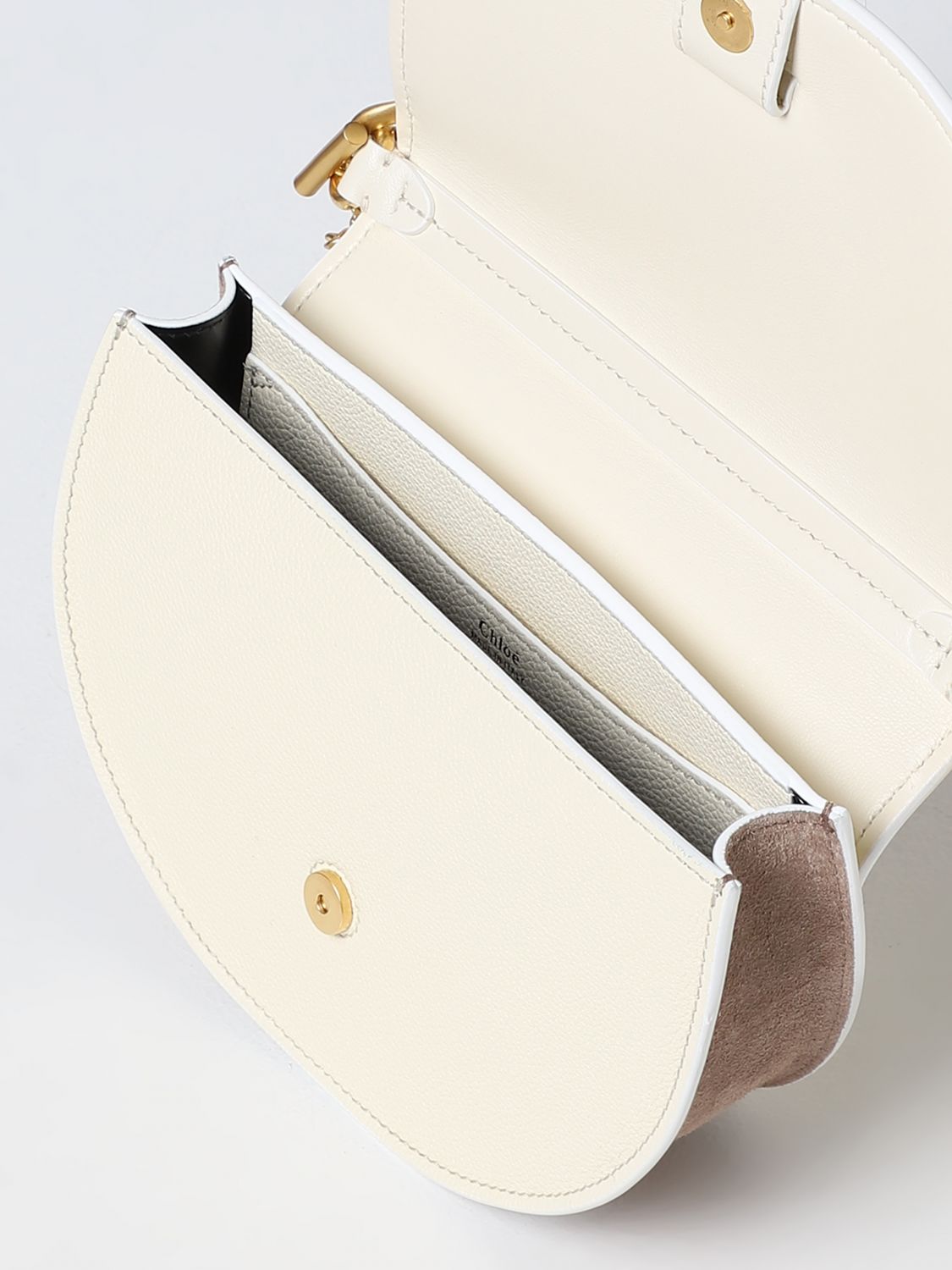 Marcie Half Flap leather crossbody bag