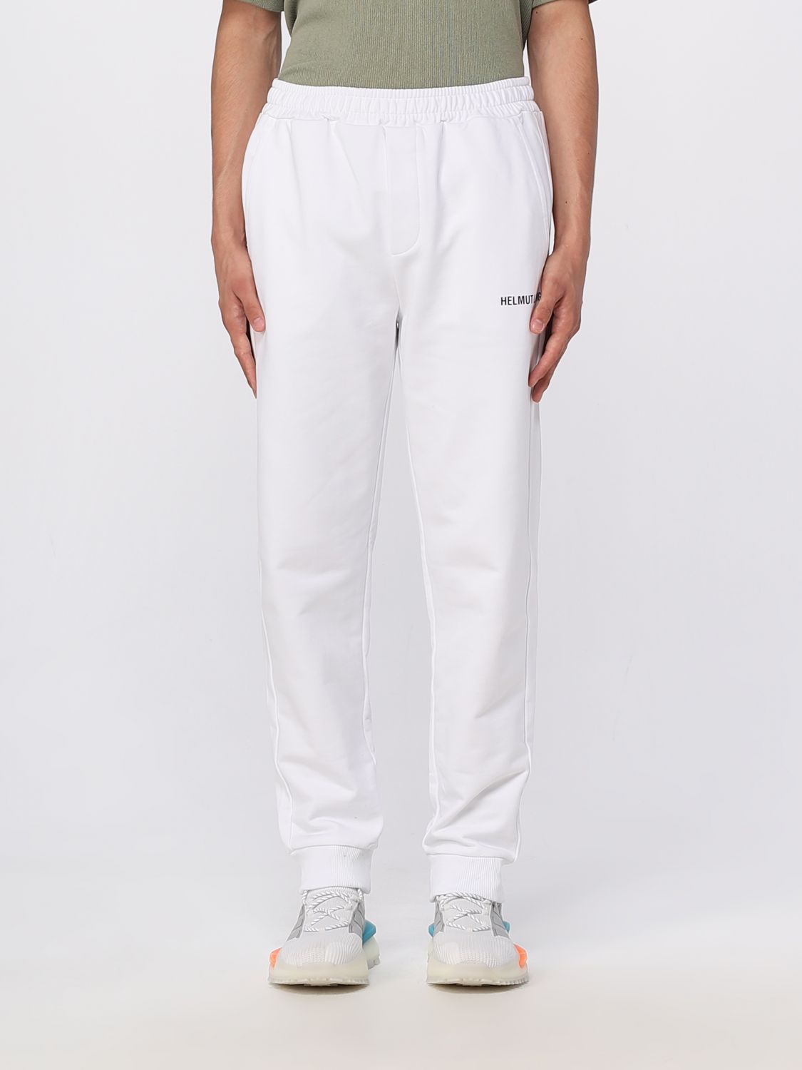 trousers helmut lang men colour white
