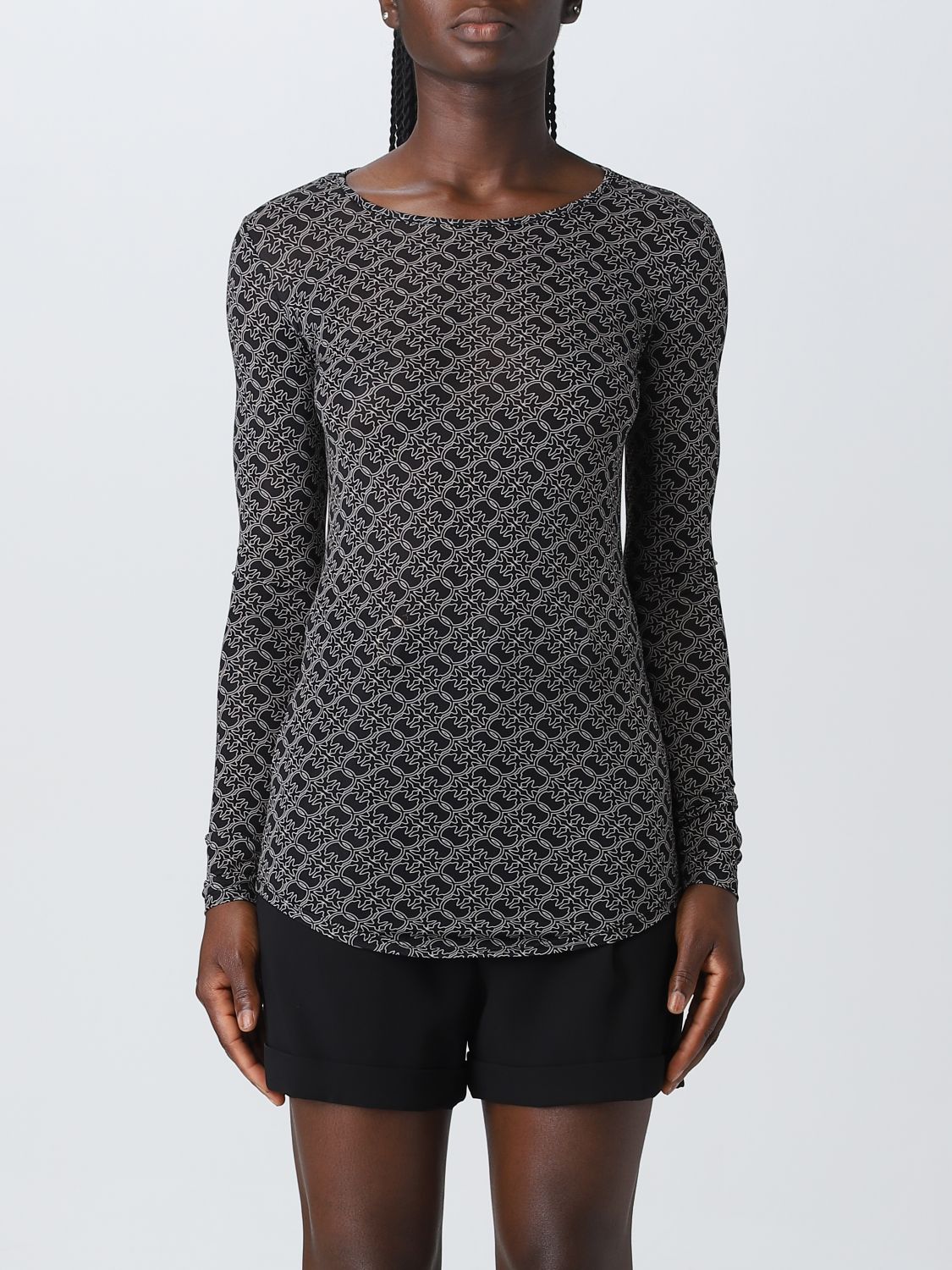 Pinko Top  Woman Color Black