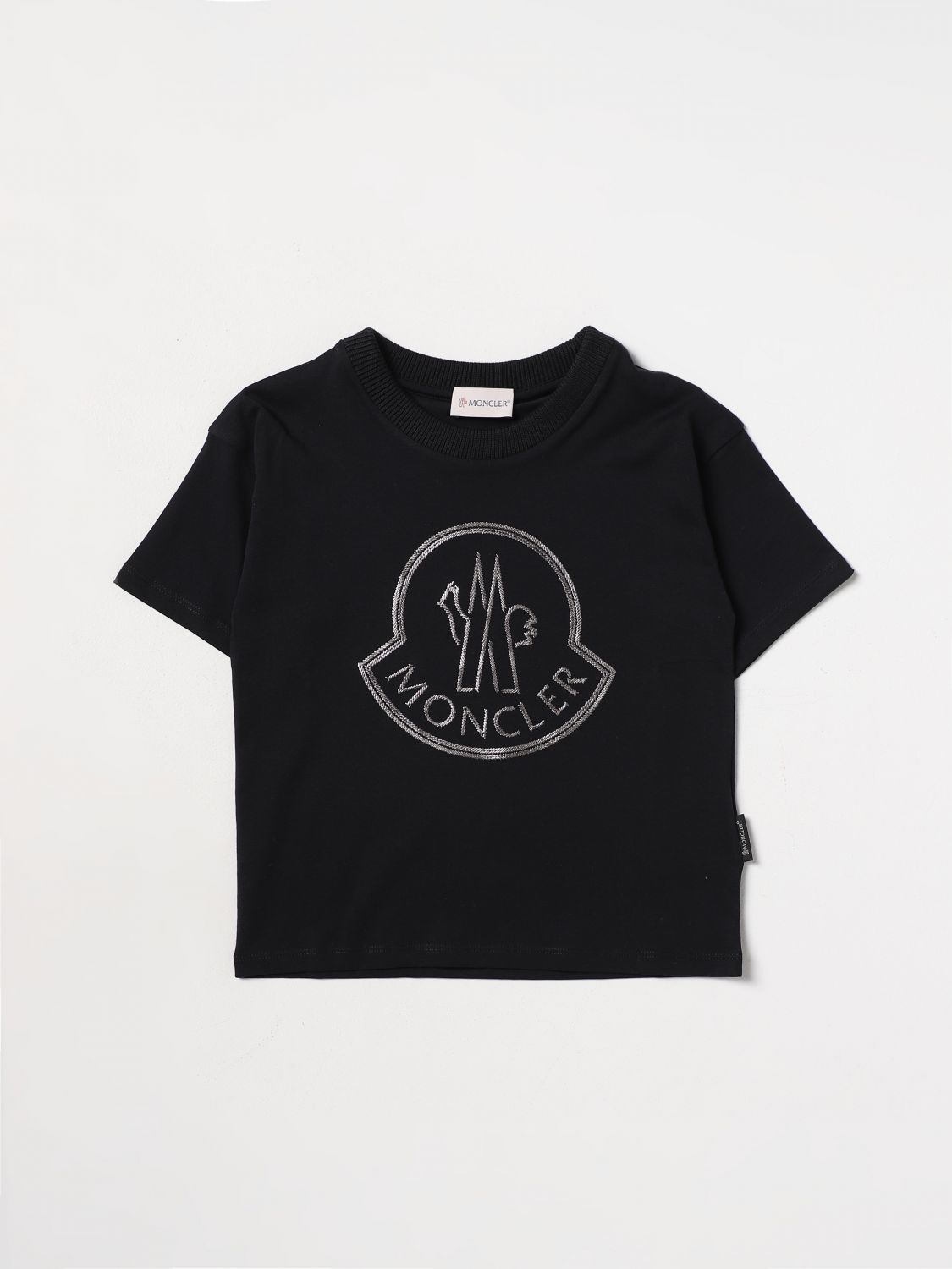 Moncler Kids' T-shirt  Kinder Farbe Schwarz