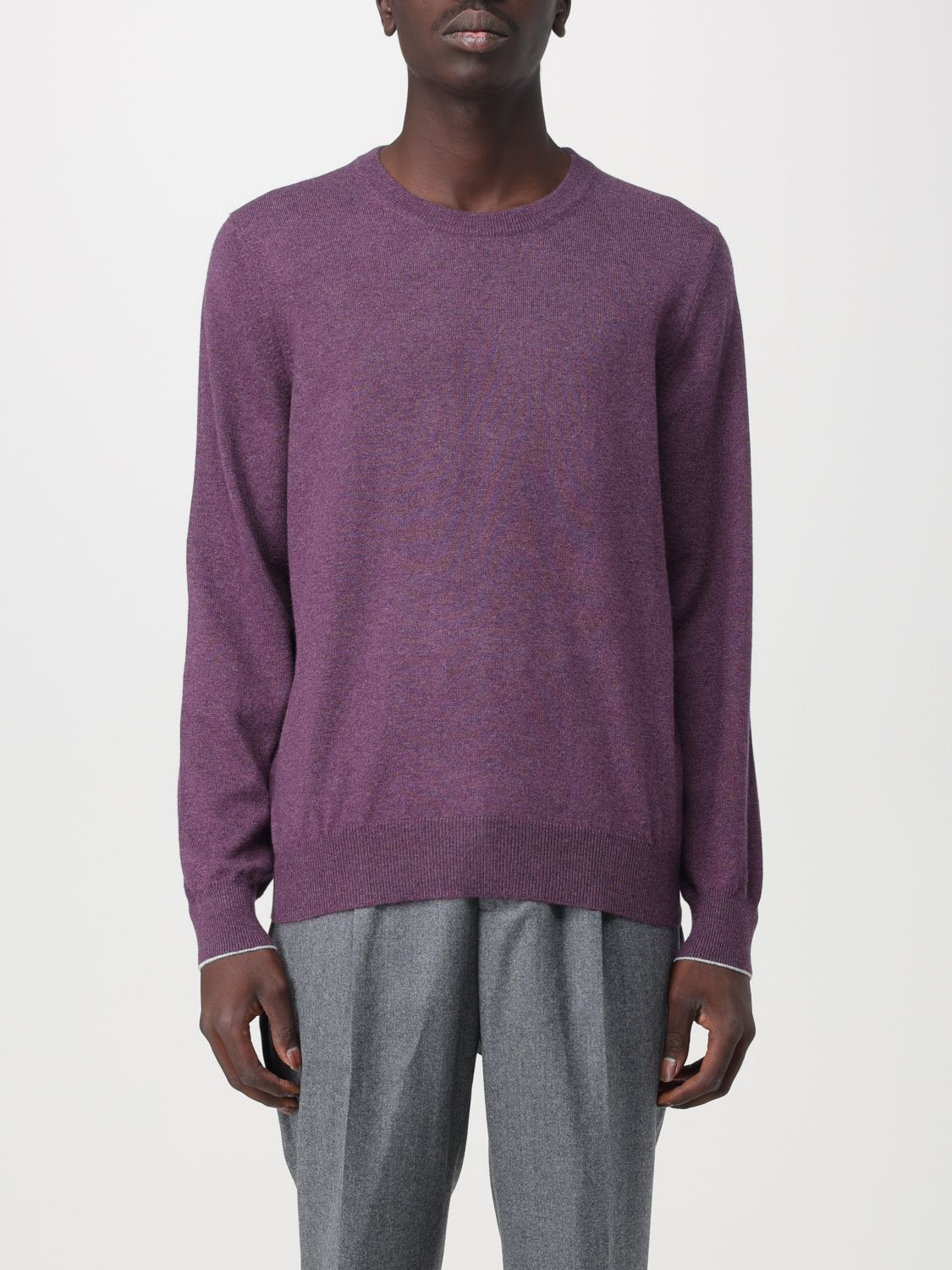 Brunello Cucinelli Jumper  Men In Plum