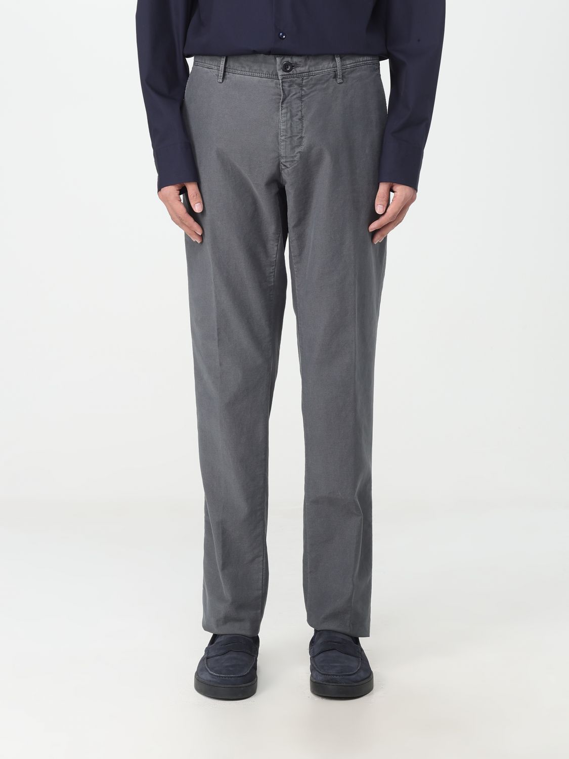 Incotex Trousers  Men In Grey