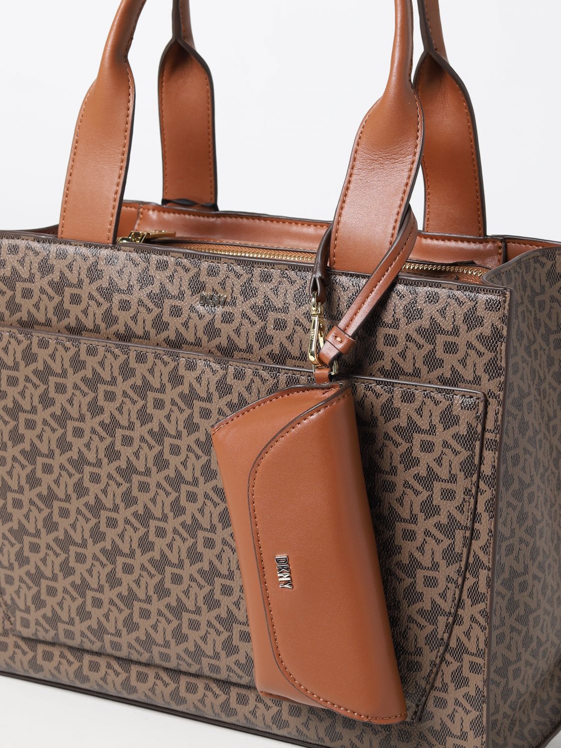 DKNY: handbag for woman - Brown  Dkny handbag R31AJX14 online at