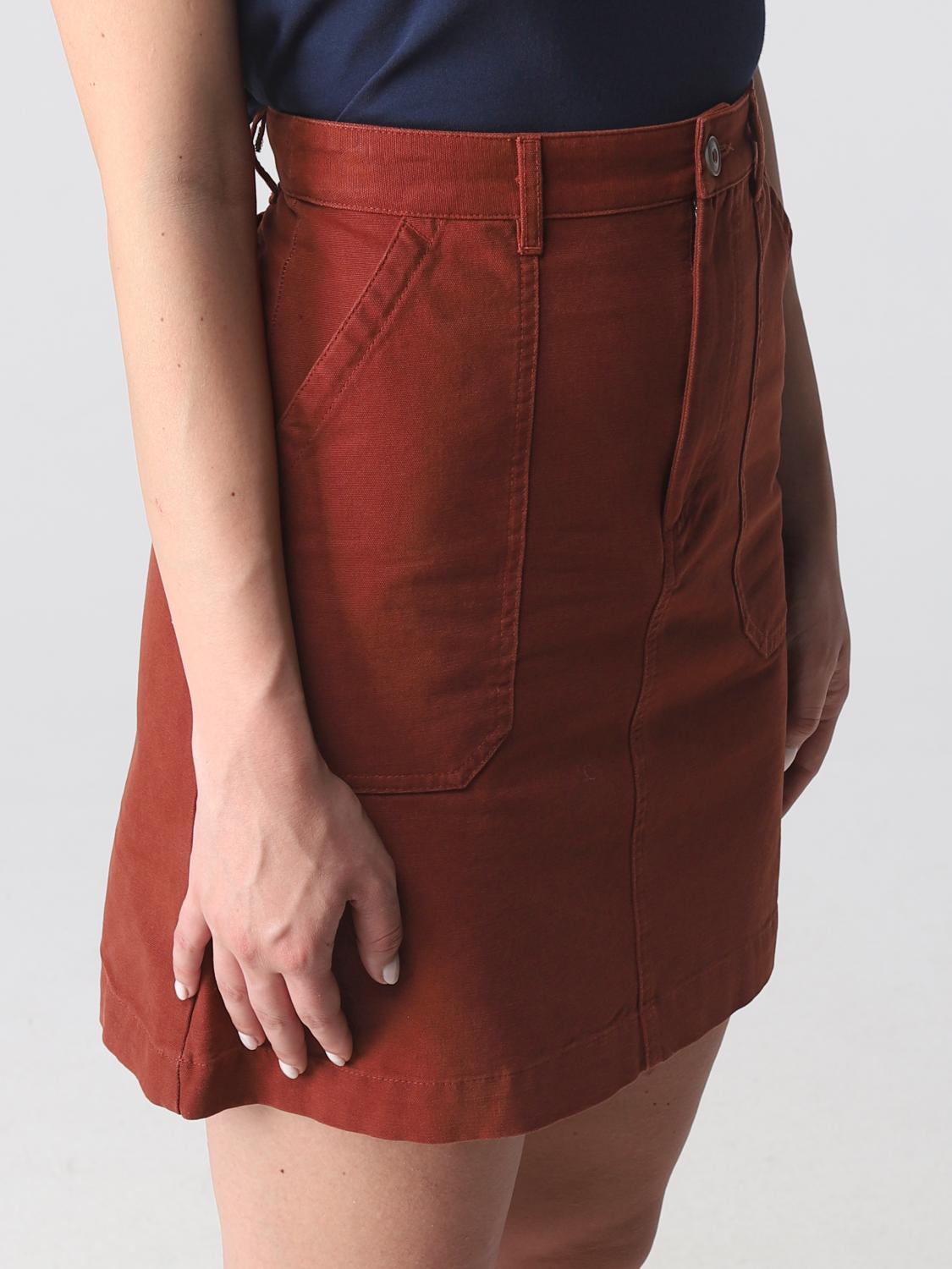 A.P.C.: skirt for woman - Red | A.p.c. skirt COGBJF06299 online at