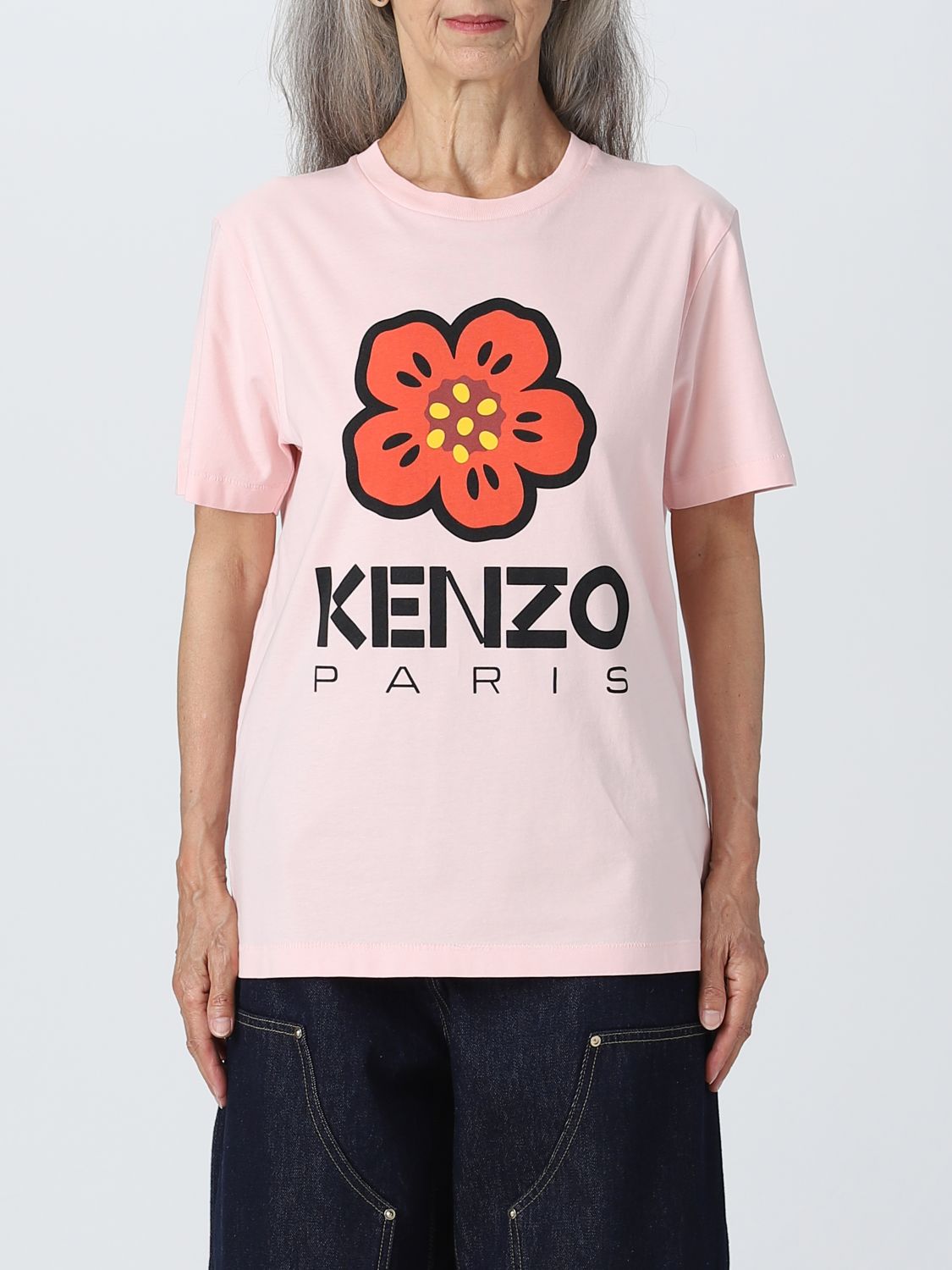KENZO: t-shirt for woman - | t-shirt FD52TS0394SO online on