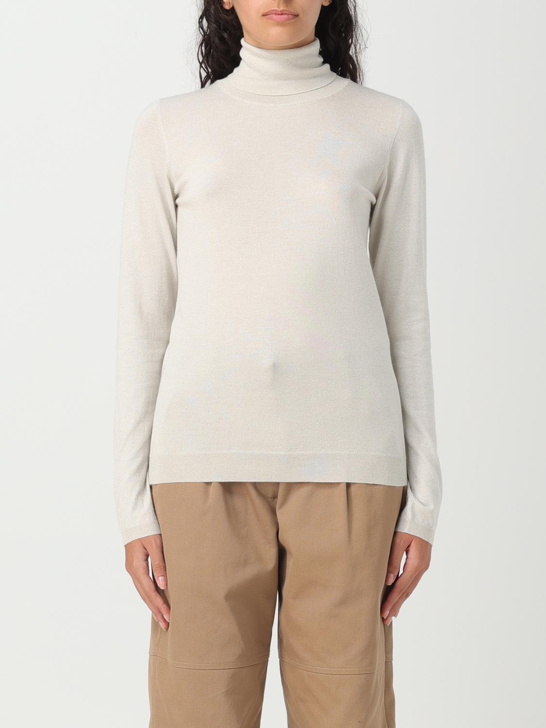 Brunello Cucinelli Turtleneck Jumper In Ivory