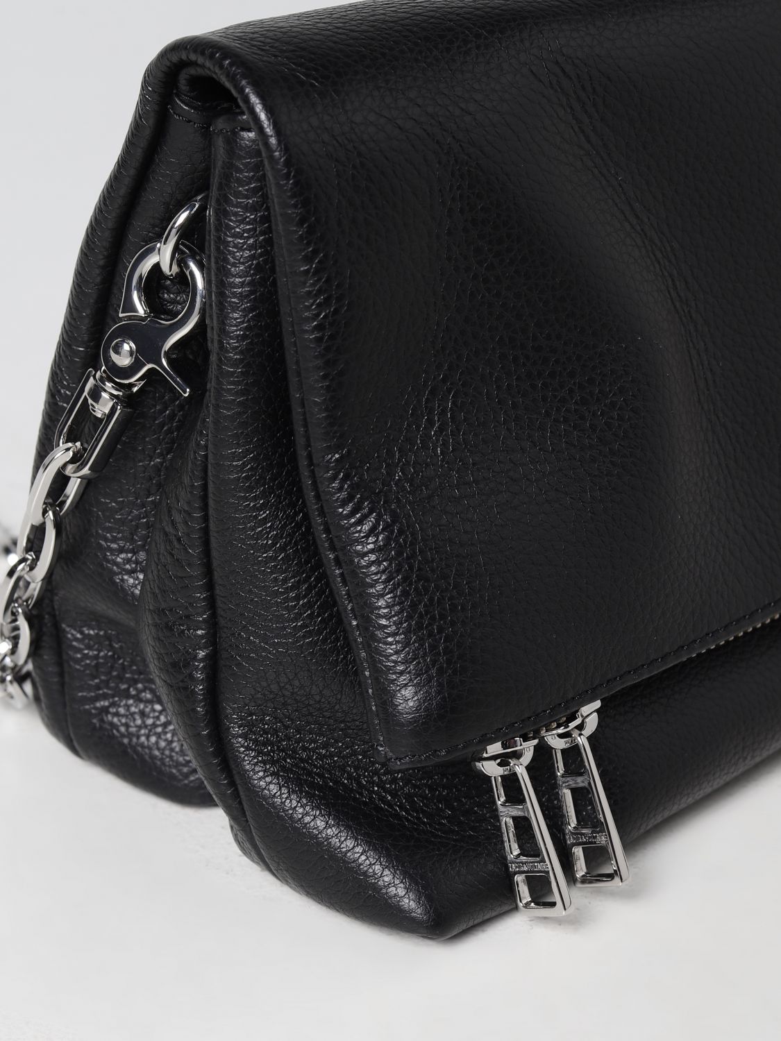 Zadig & Voltaire Sac bandoulière - eather + Studs (Noir) - Sacs à