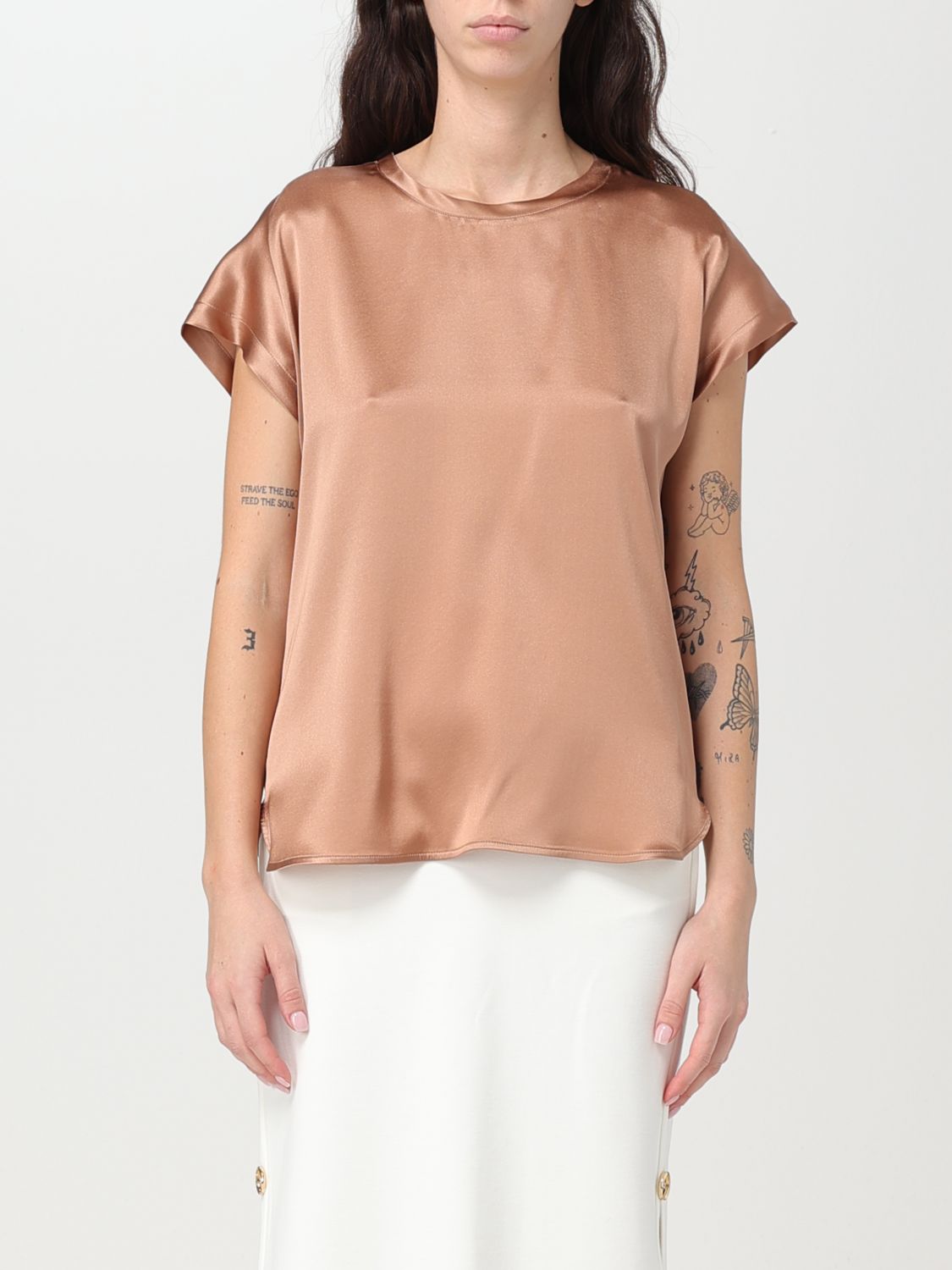 Pinko T-shirt  Woman Color Leather