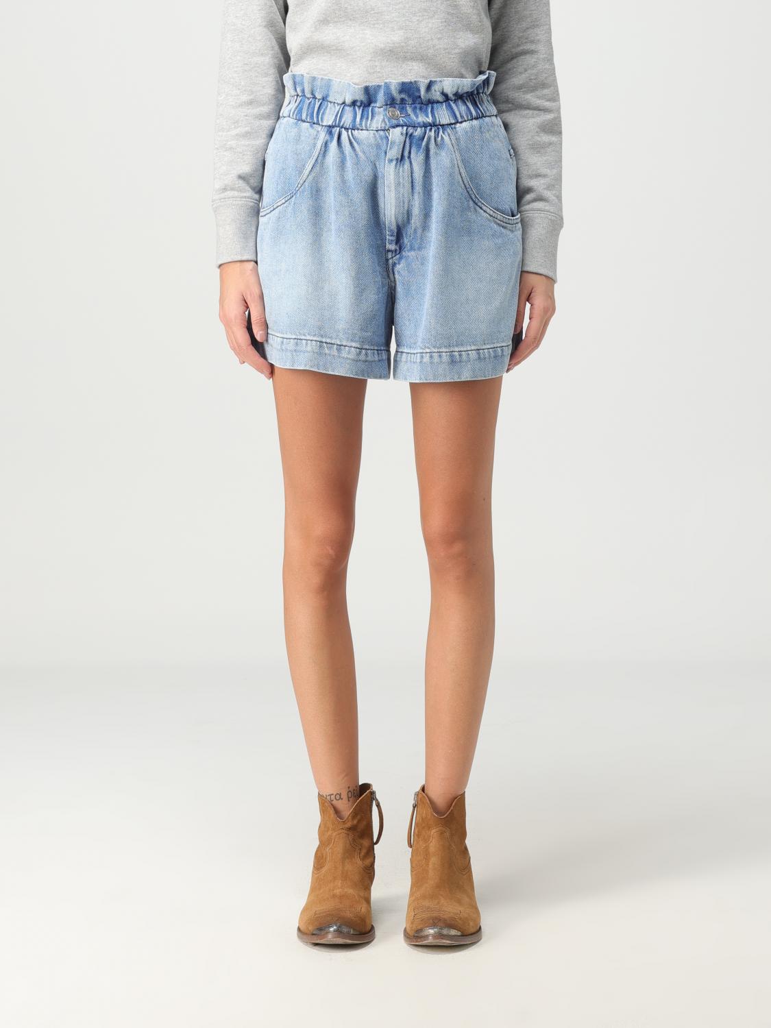 ISABEL MARANT ÉTOILE SHORTS IN LYOCELL,E52514028