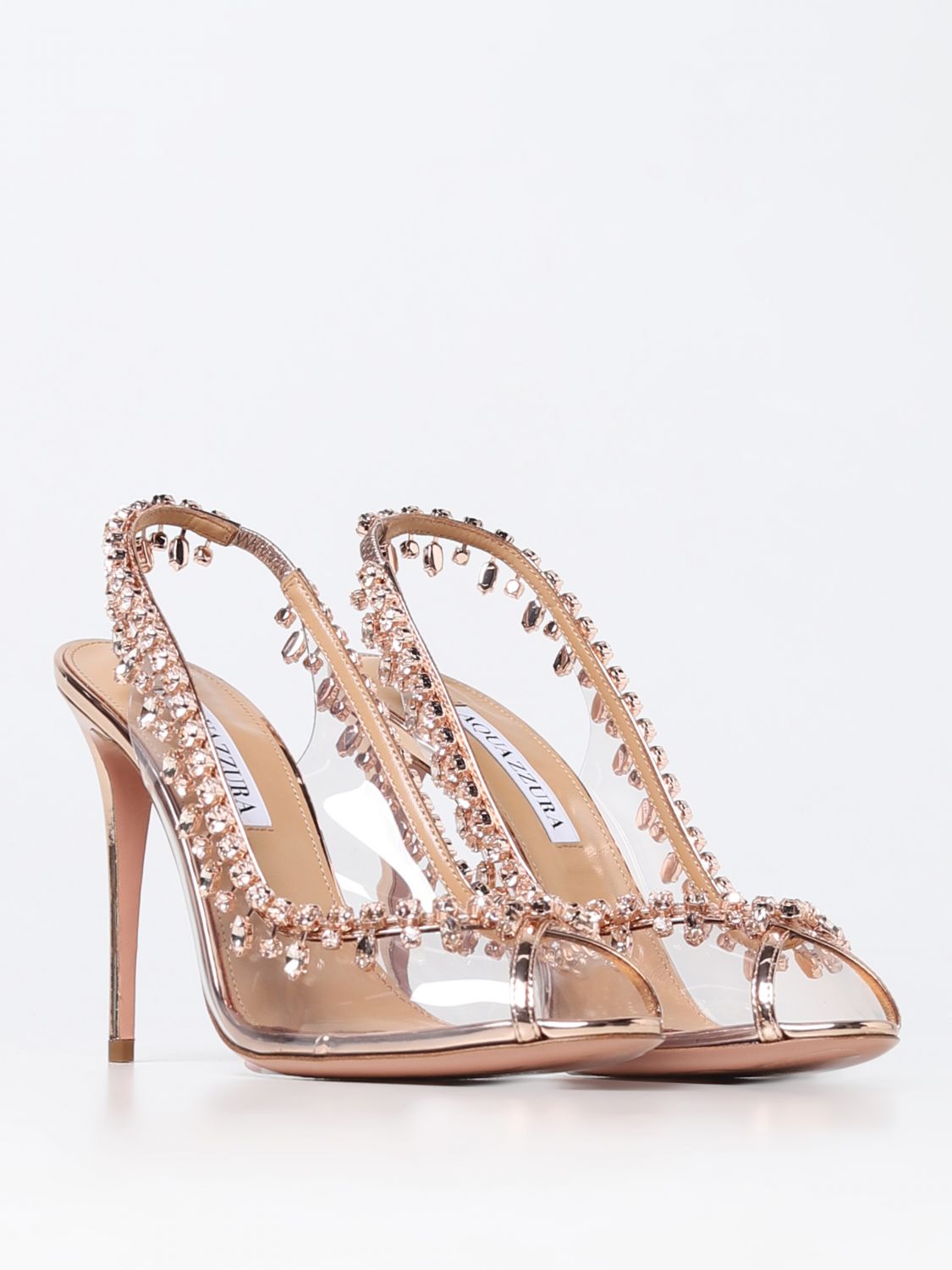 AQUAZZURA: heeled sandals for woman - Pink | Aquazzura heeled