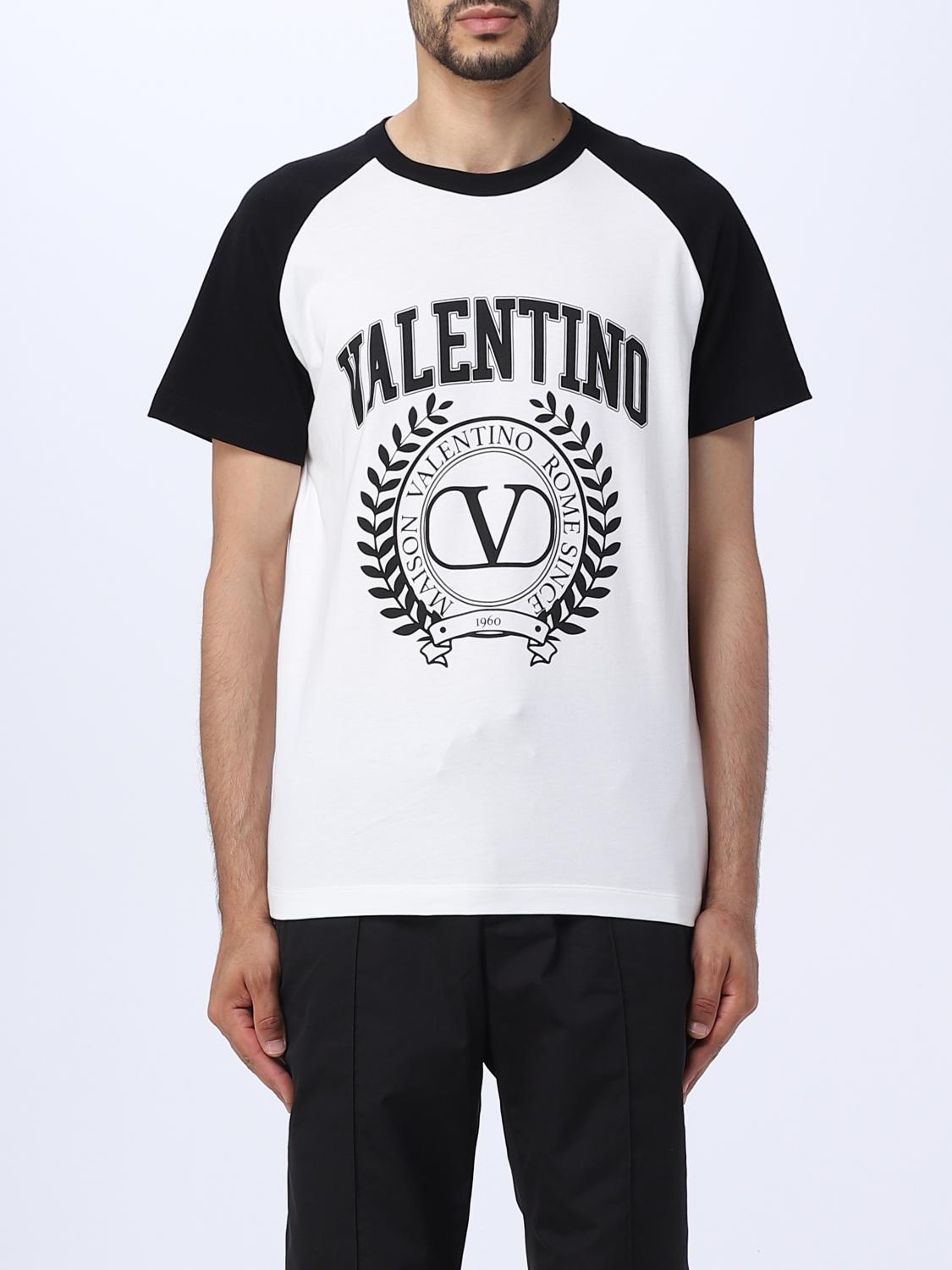 VALENTINO 2V3MG11Z95H 0NI メンズ リンガーTシャツ L製品管理タグハンガー