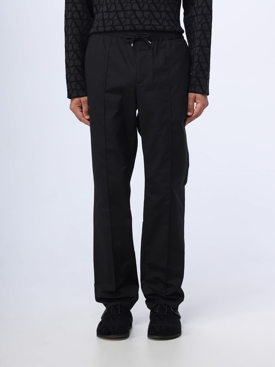 VALENTINO: pants for man - Black | Valentino pants 3V3RB5229HD online ...