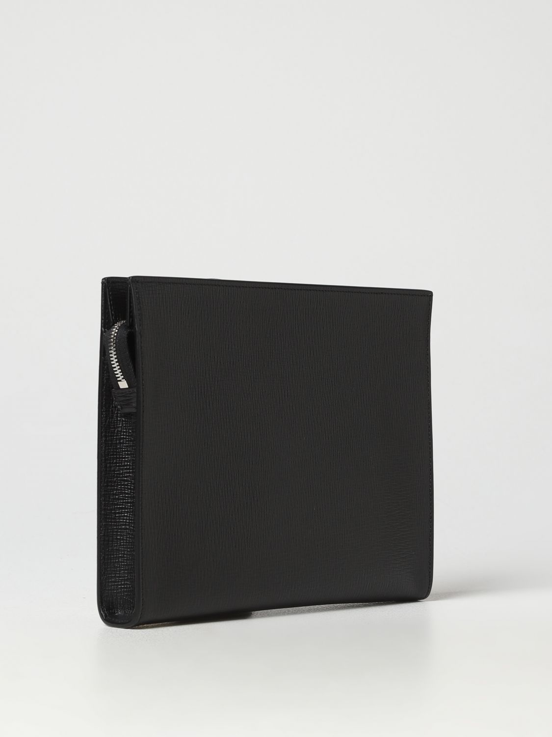 Logo Zipped Card Holder in black - Palm Angels® Official