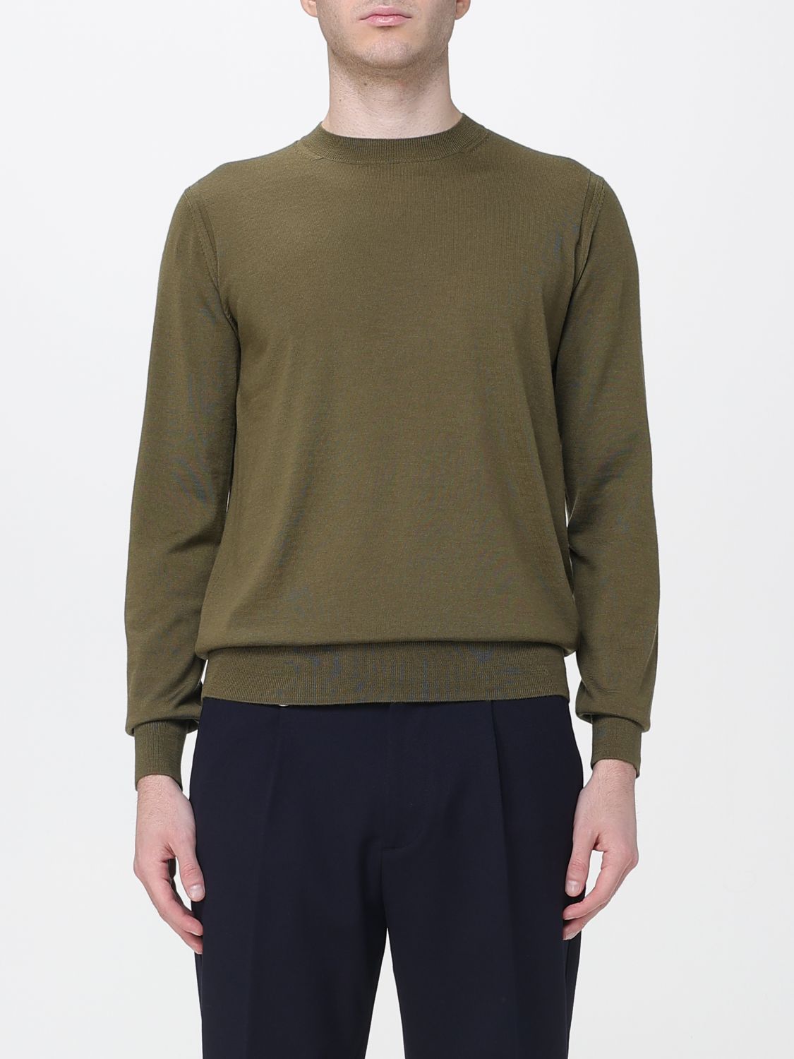 Paolo Pecora Sweater  Men Color Kaki In Green