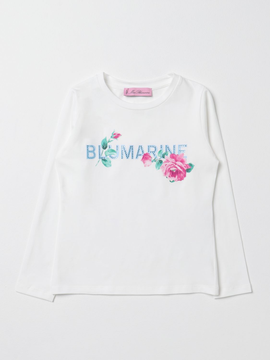 t-shirt miss blumarine kids colour white 1