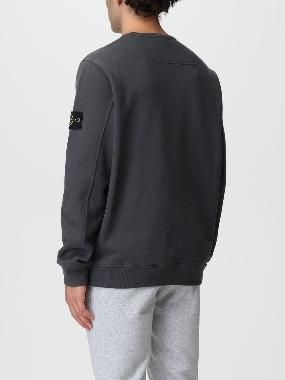 STONE ISLAND: sweatshirt for man - Grey  Stone Island sweatshirt 62420  online at