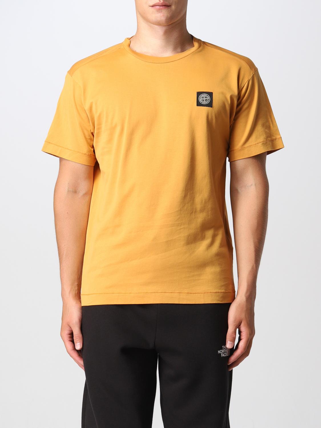 stone island t shirt yellow