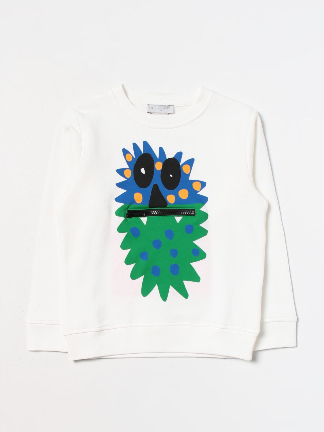 STELLA MCCARTNEY KIDS: jumper for boy - White | Stella Mccartney Kids jumper  TT4Q50Z0447 online at GIGLIO.COM