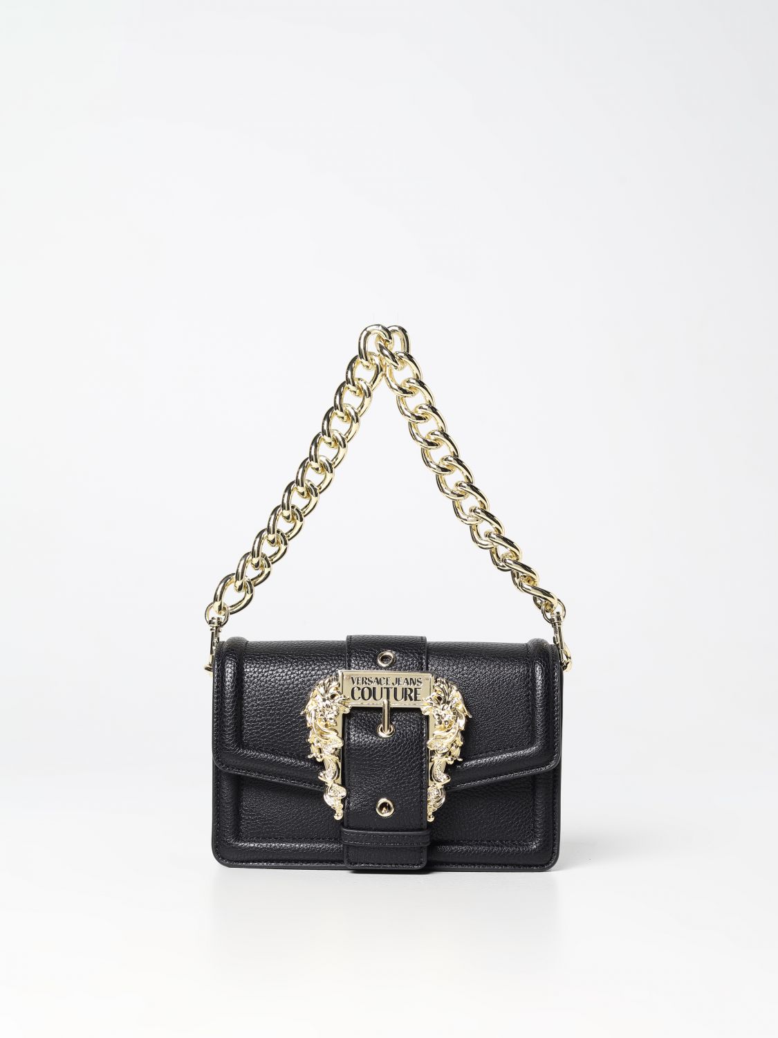 VERSACE JEANS COUTURE: mini bag for woman - Black | Versace Jeans Couture  mini bag 73VA4BF6ZS414 online at