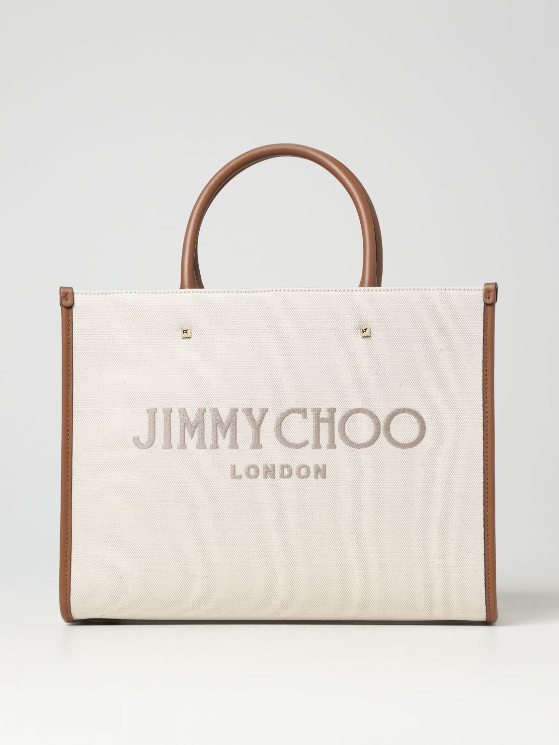 JIMMY CHOO：トートバッグ レディース - サンド | GIGLIO.COM