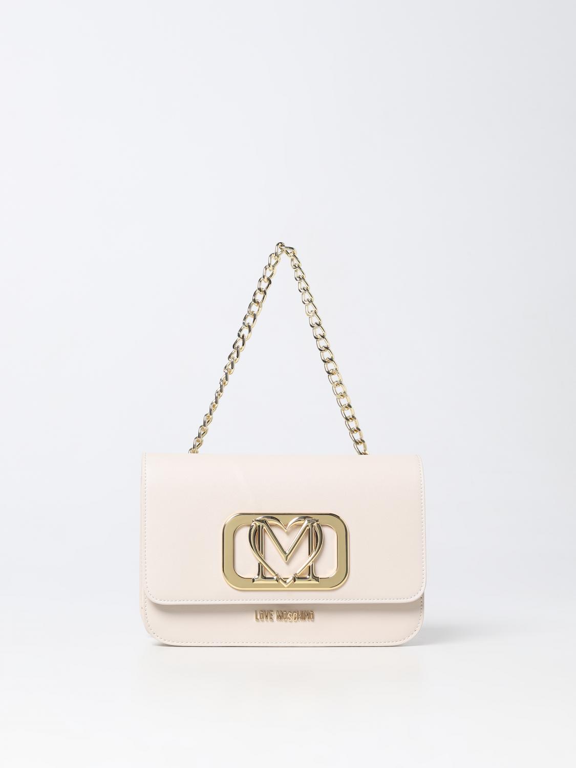 Love moschino white crossbody bag hot sale