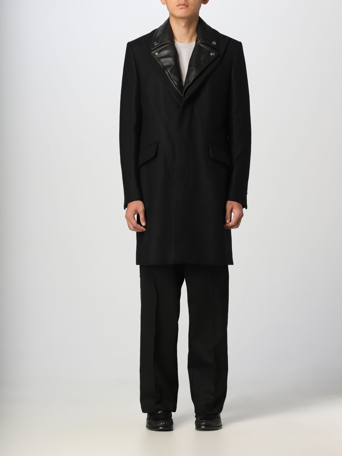 Moschino Couture Coat  Men Color Black