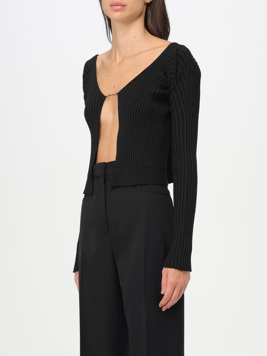 JACQUEMUS: cardigan for woman - Black | Jacquemus cardigan