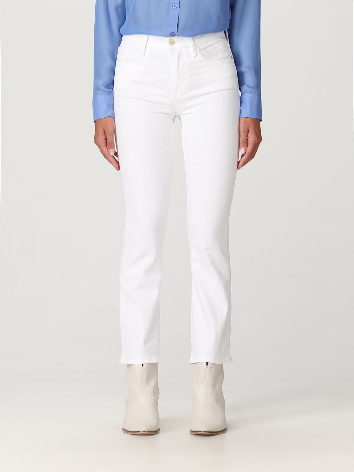 Frame Jeans  Woman In White