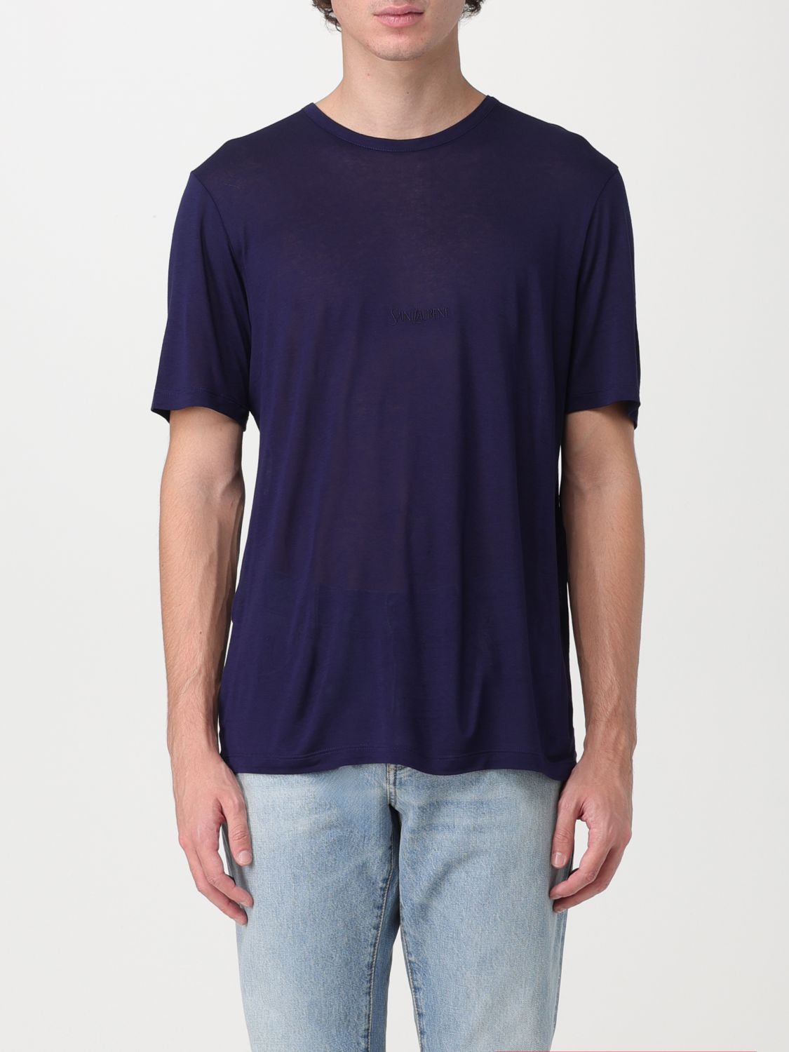 Saint Laurent T-shirt  Herren Farbe Blueberry