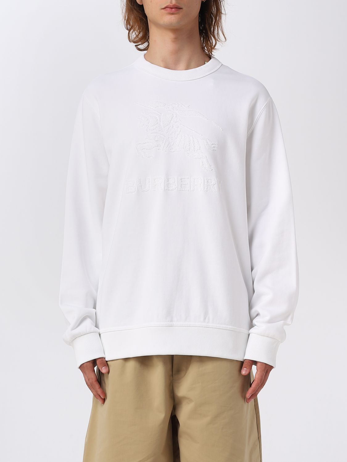 Burberry Sweatshirt  Men Color White
